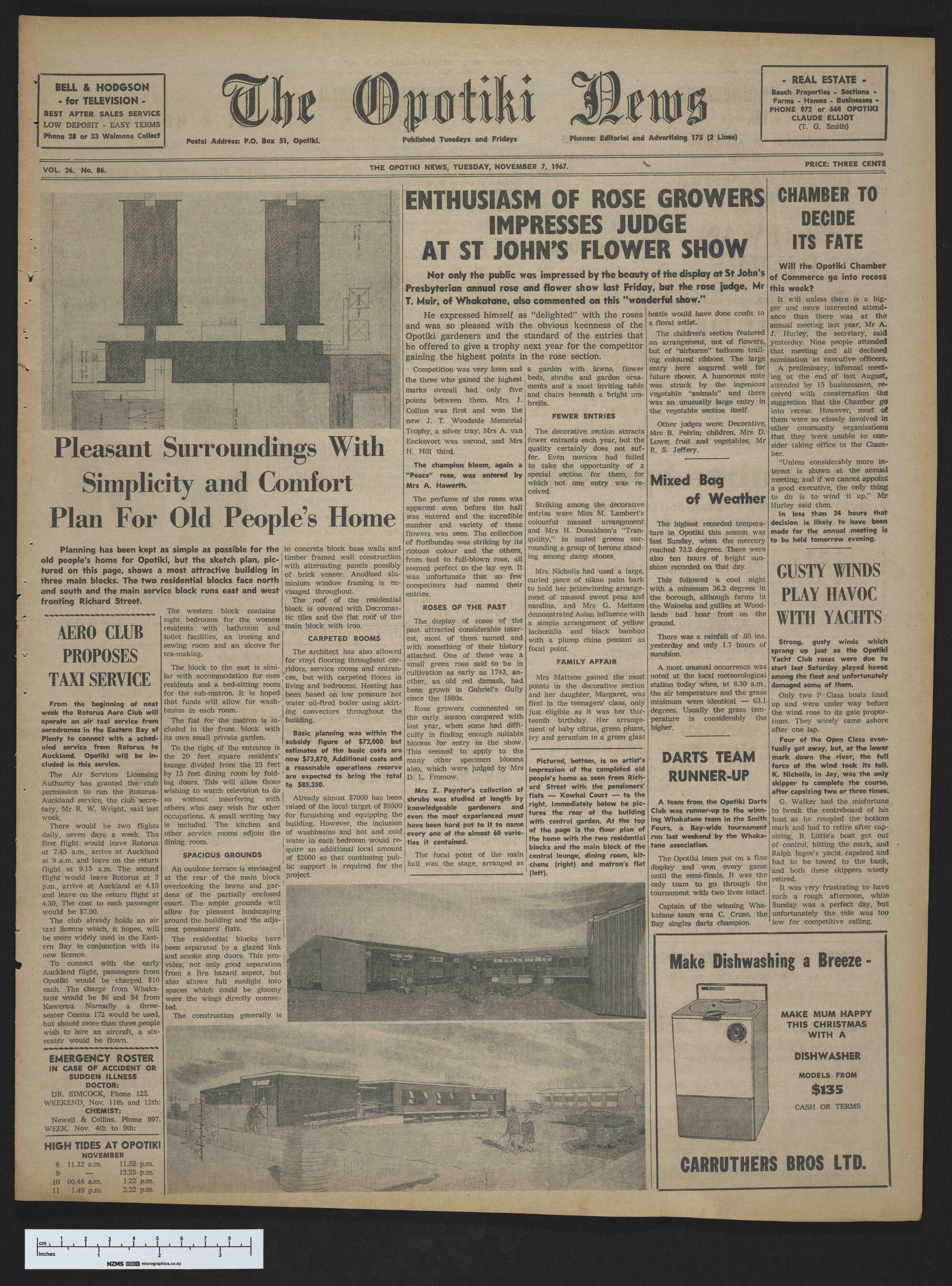 1967-11-07 Opotiki News