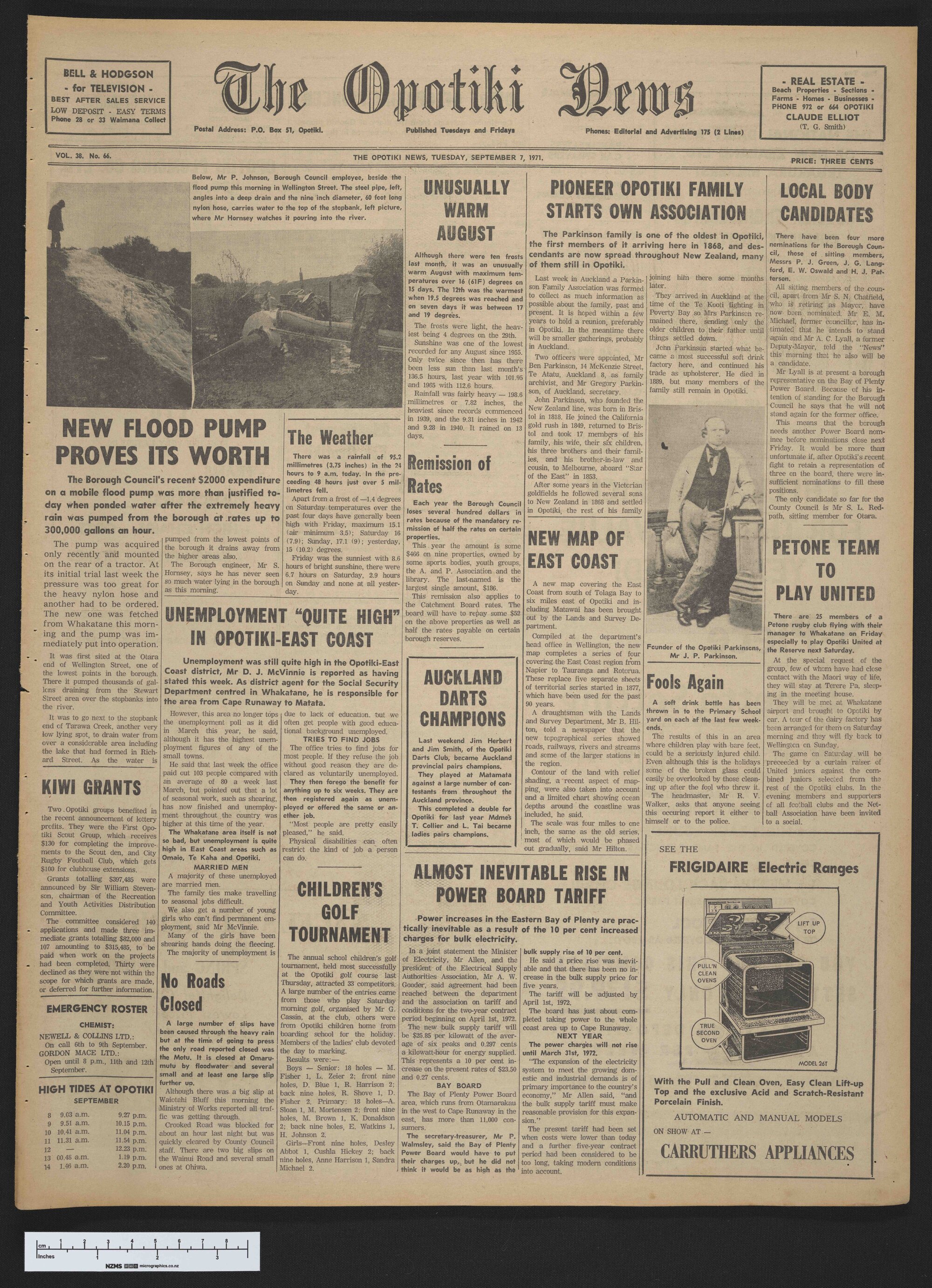 1971-09-07 Opotiki News