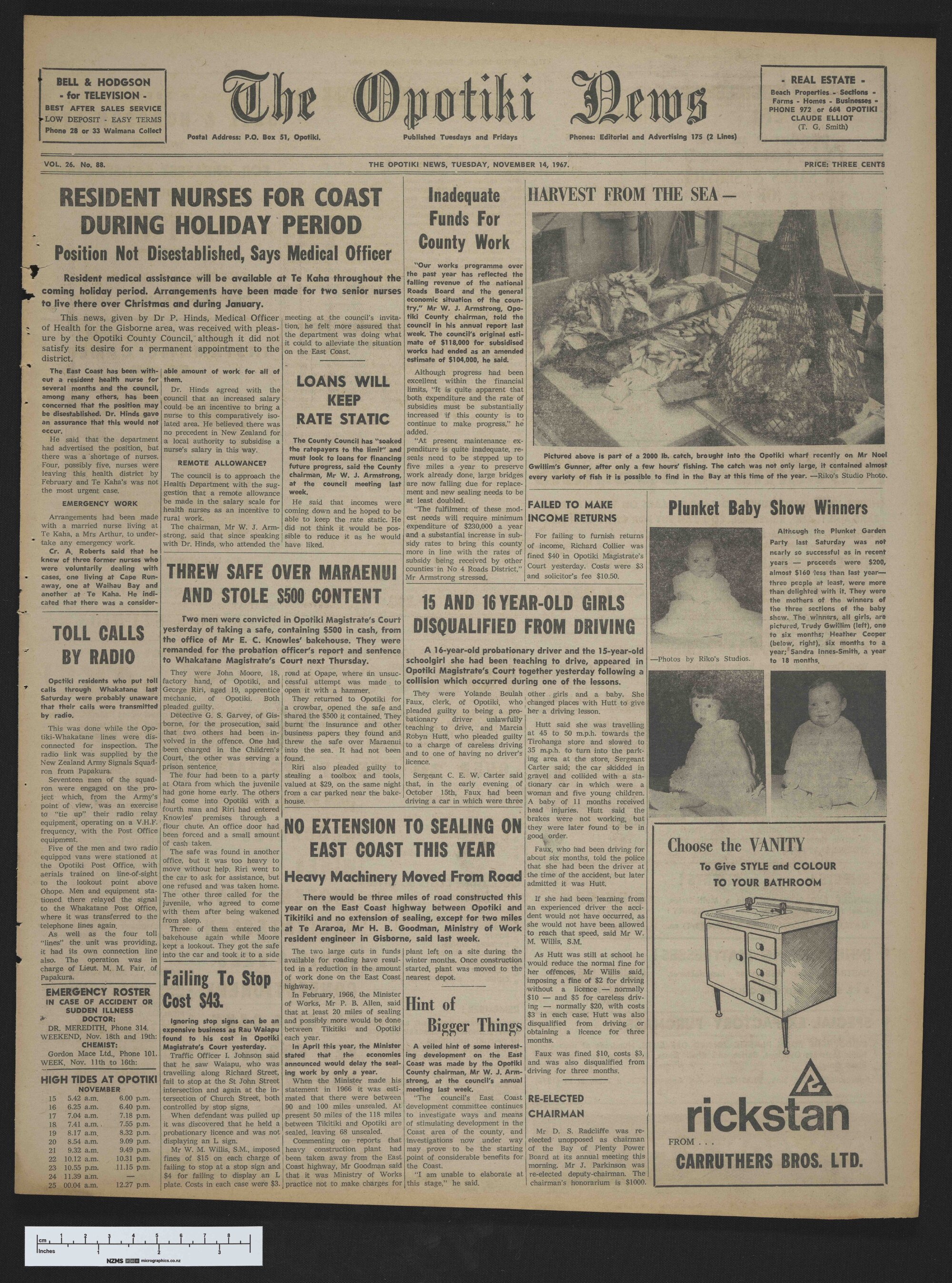 1967-11-14 Opotiki News