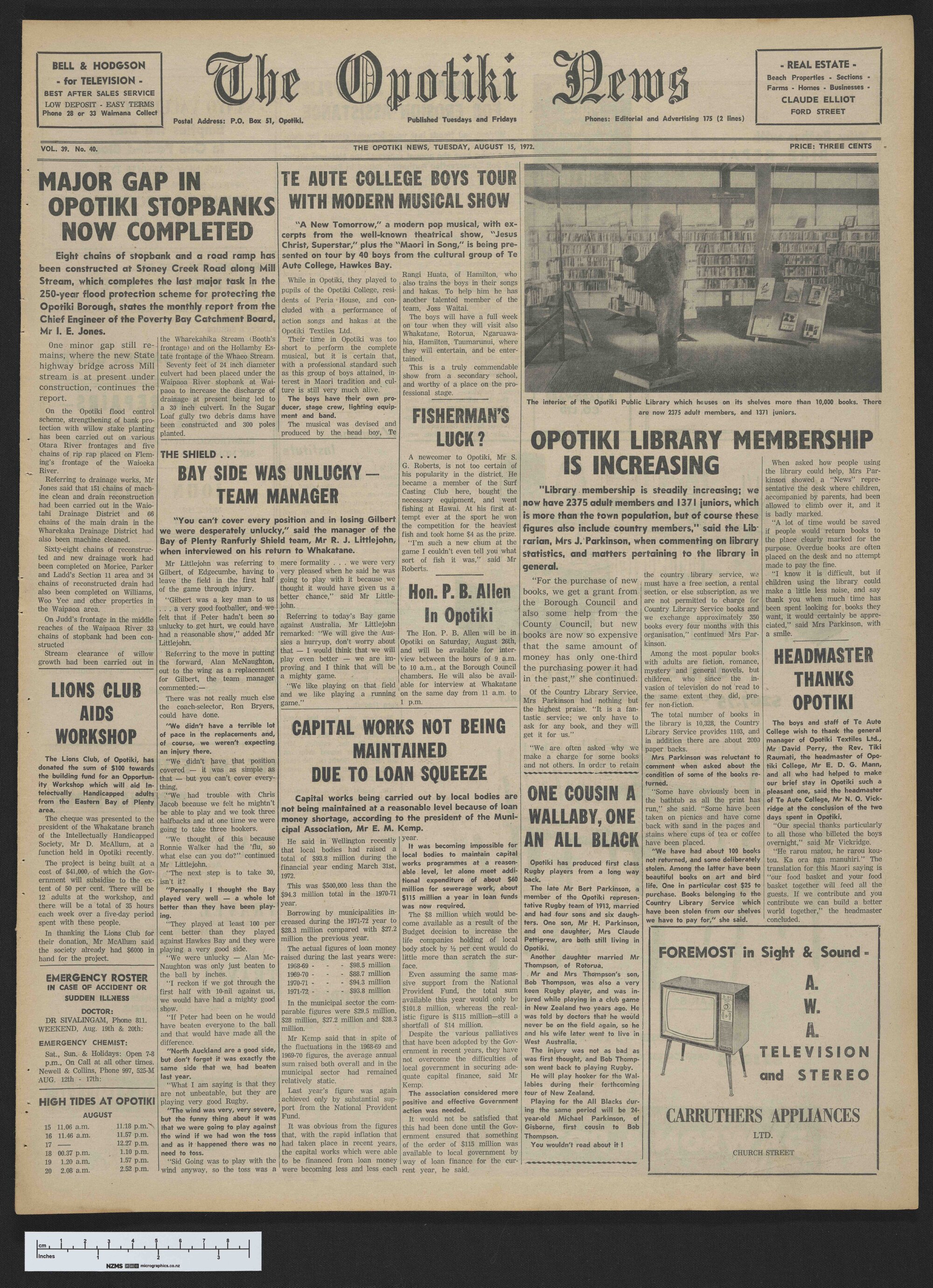 1972-08-15 Opotiki News