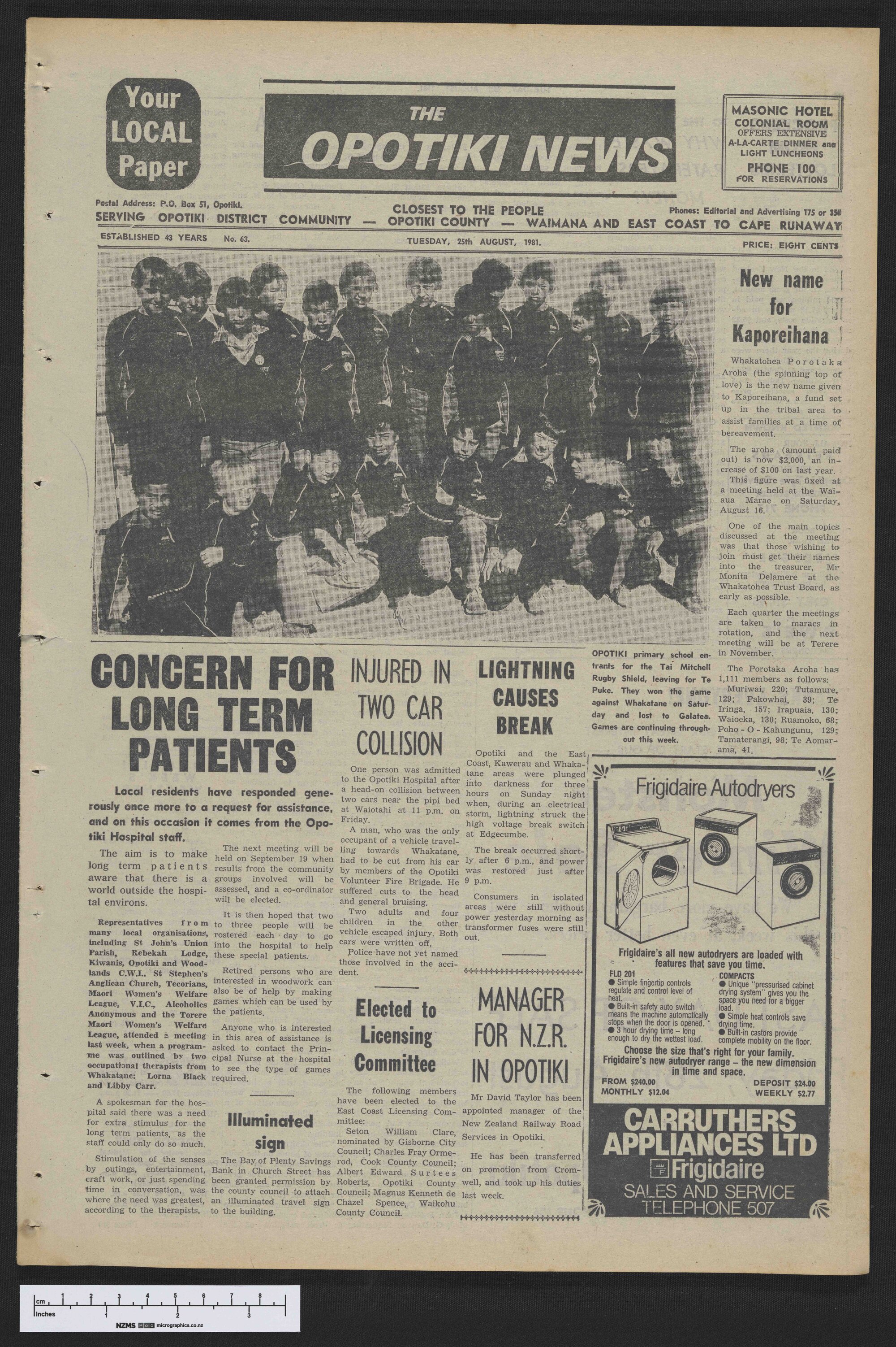 1981-08-25 Opotiki News