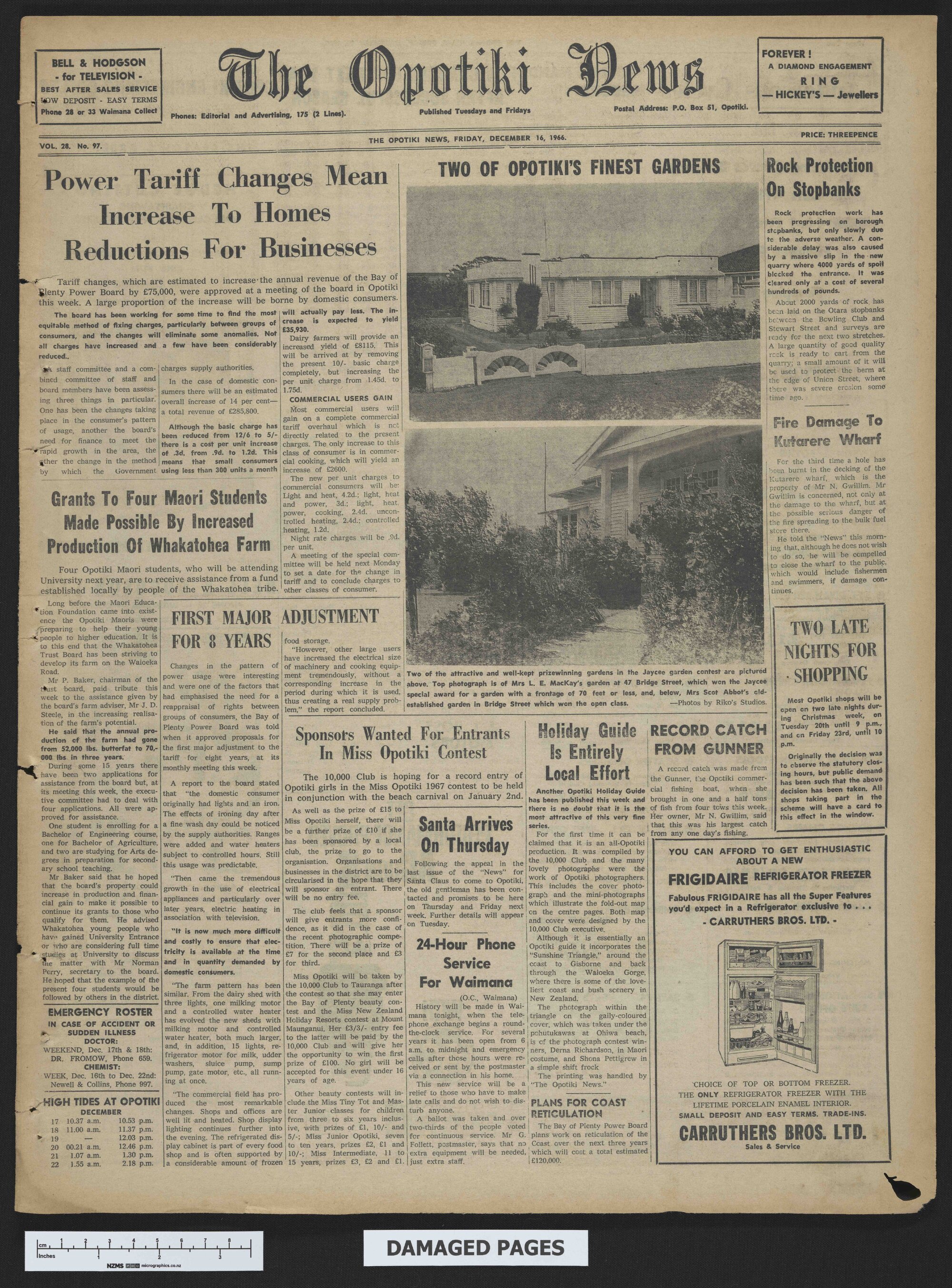 1966-12-16 Opotiki News