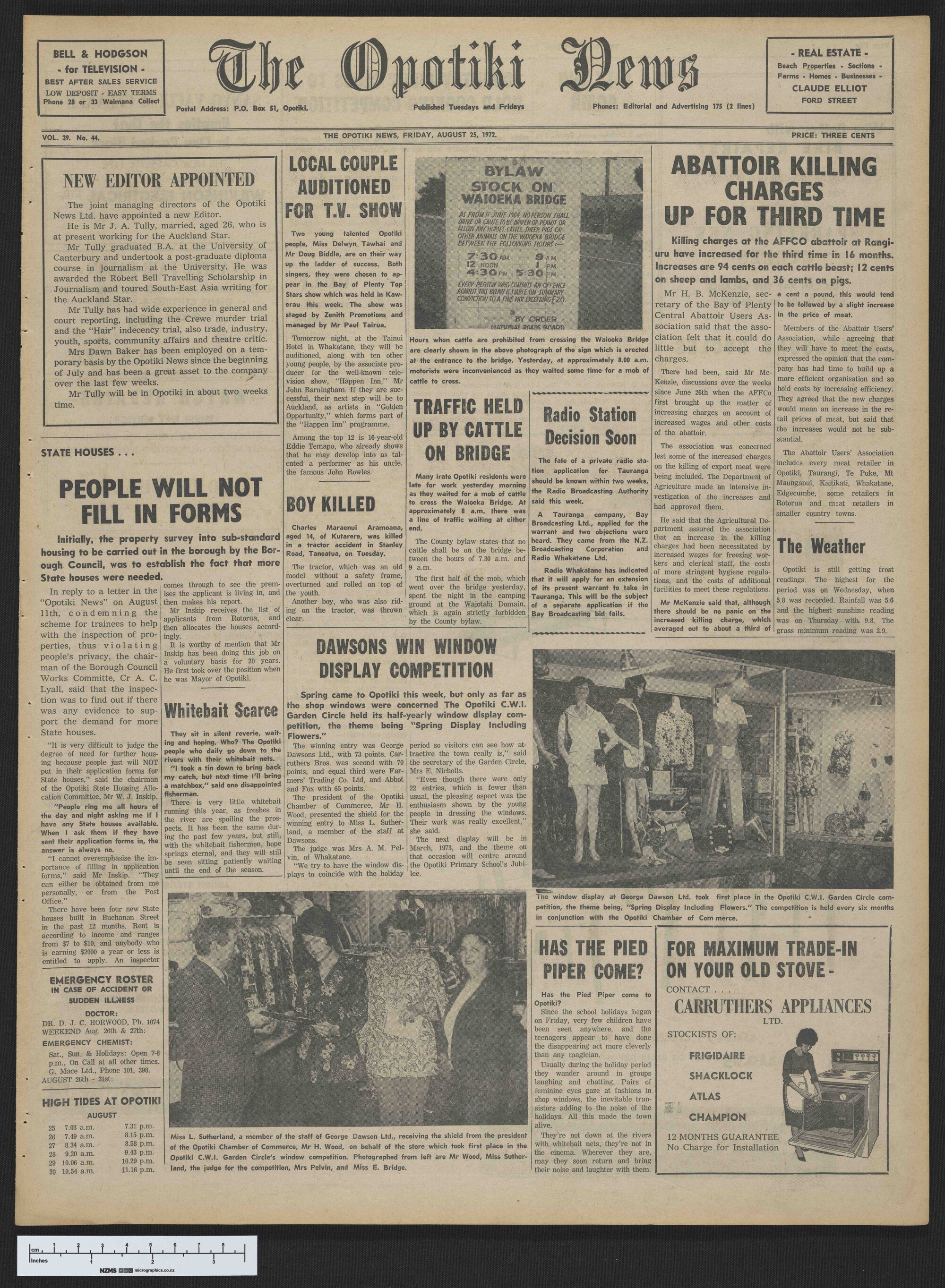 1972-08-25 Opotiki News
