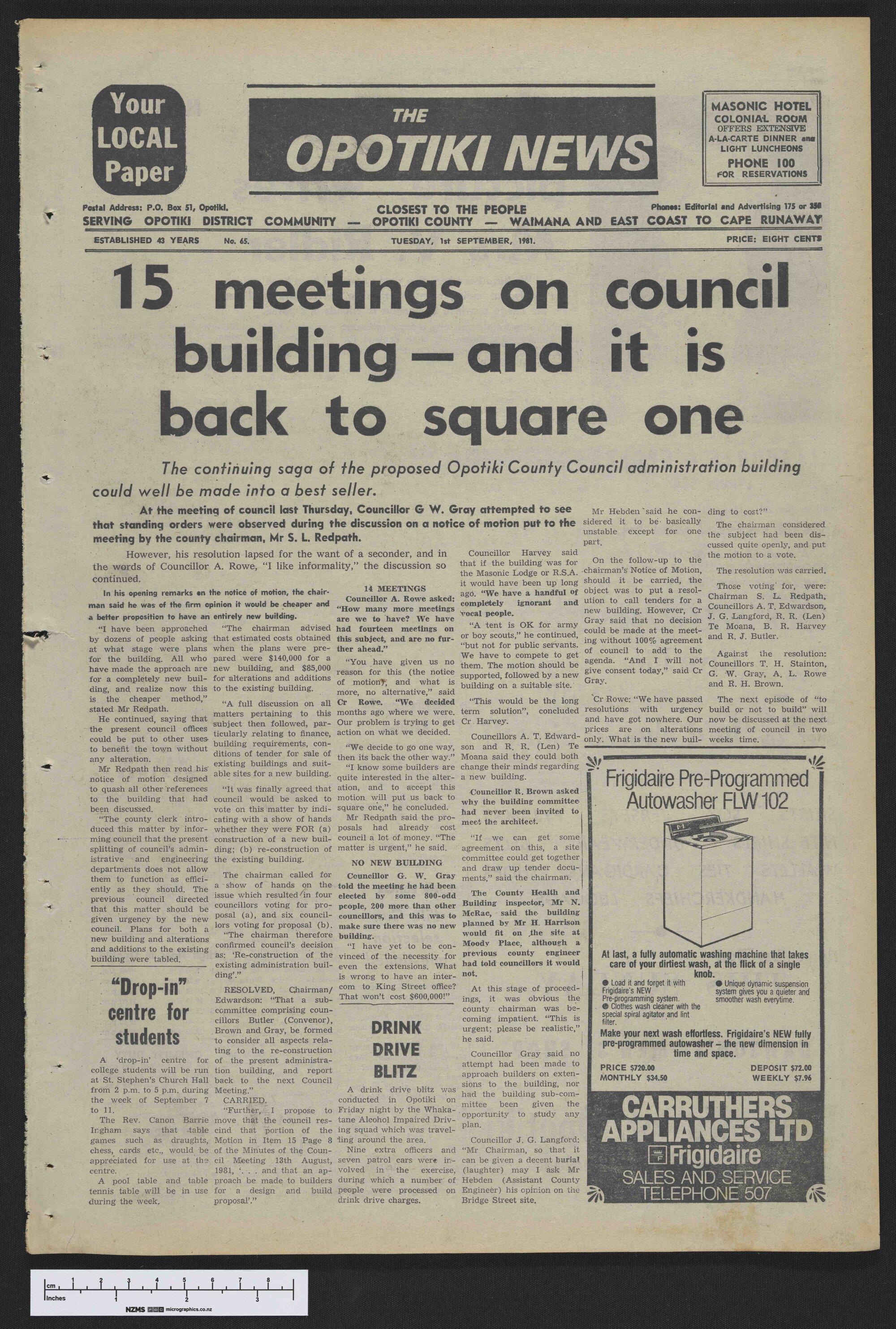 1981-09-01 Opotiki News