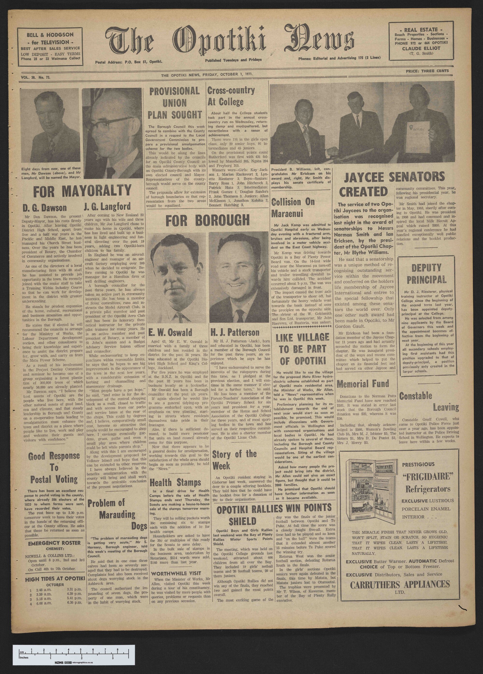 1971-10-01 Opotiki News