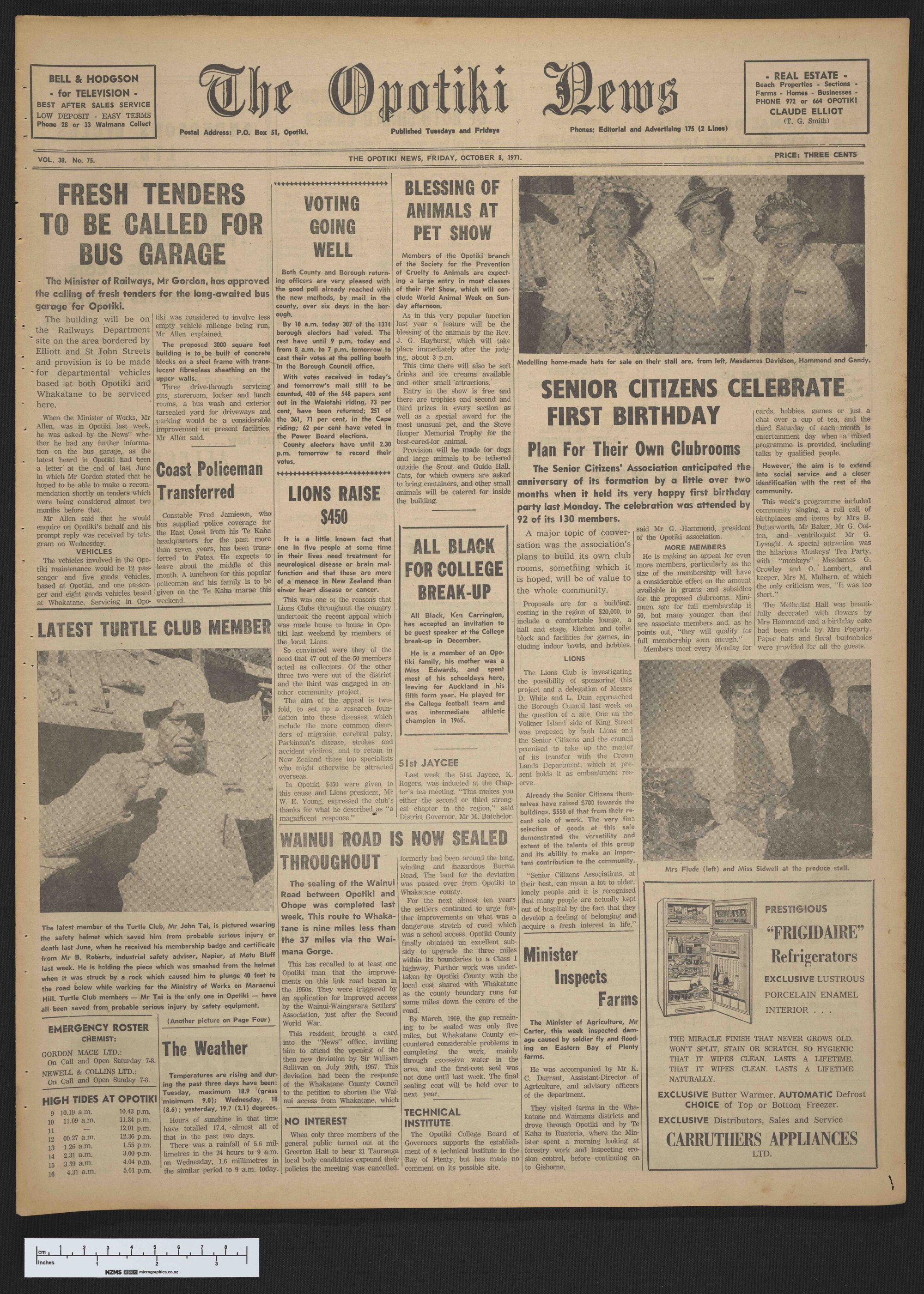 1971-10-08 Opotiki News