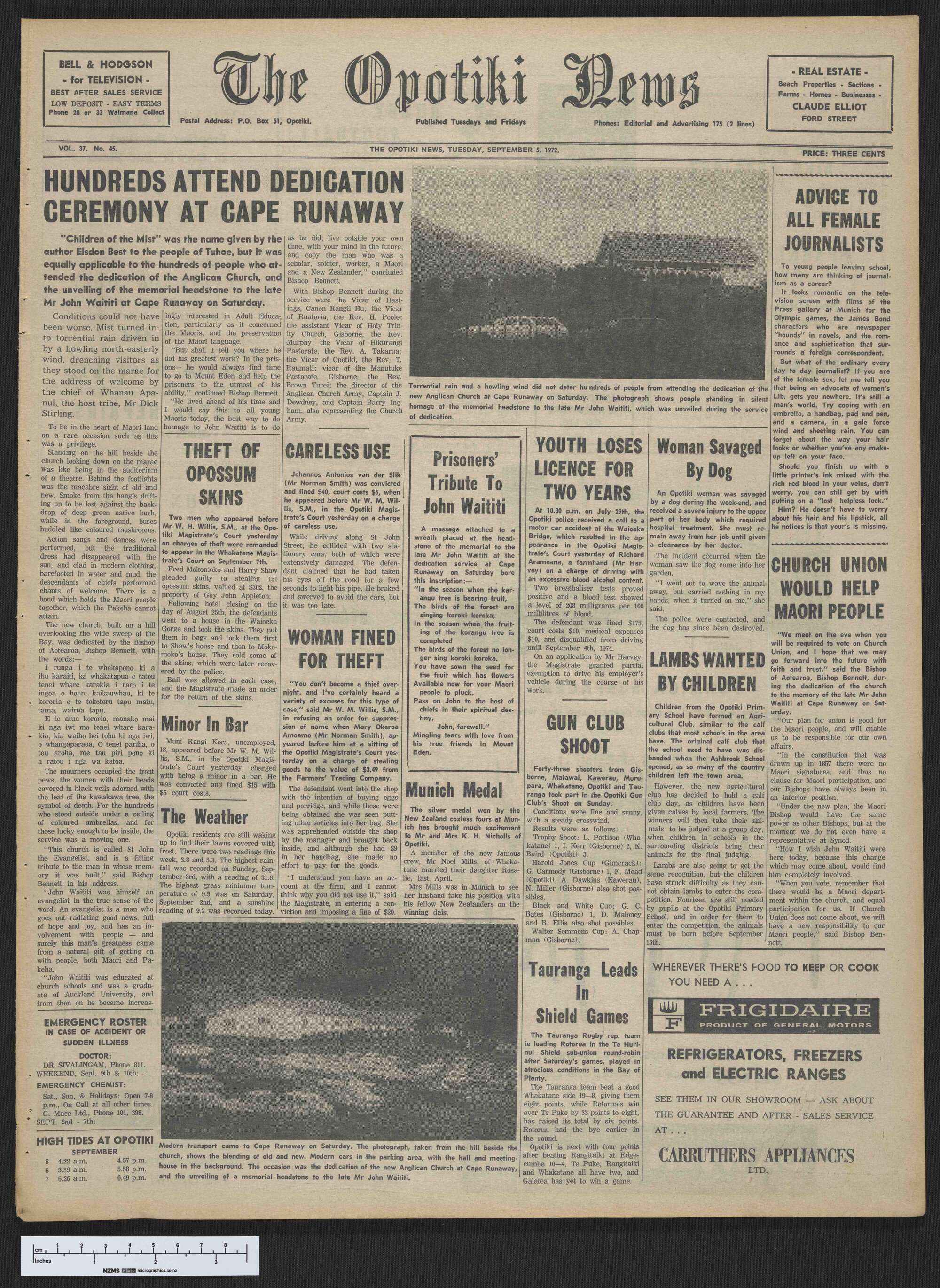 1972-09-05 Opotiki News