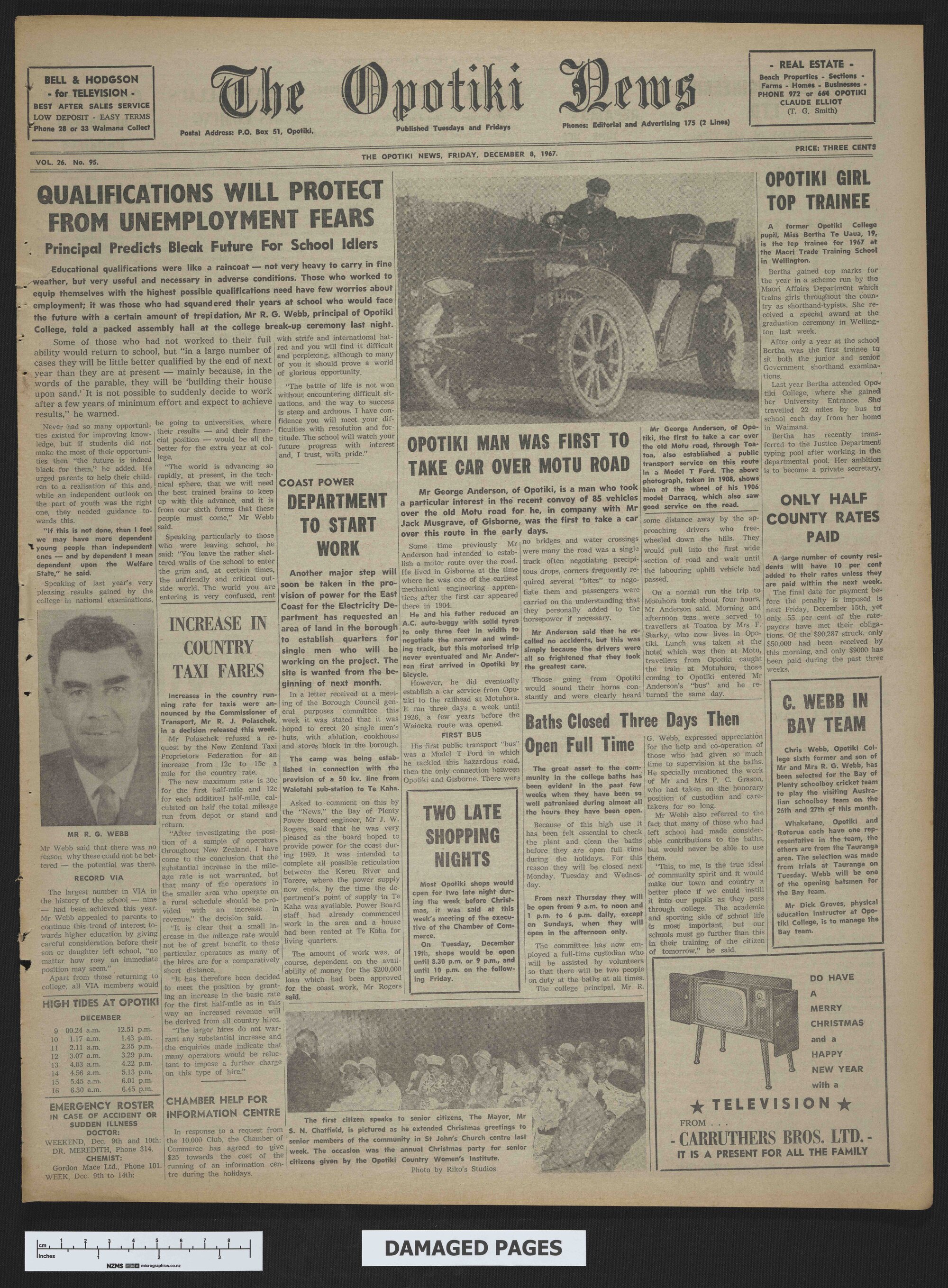 1967-12-08 Opotiki News