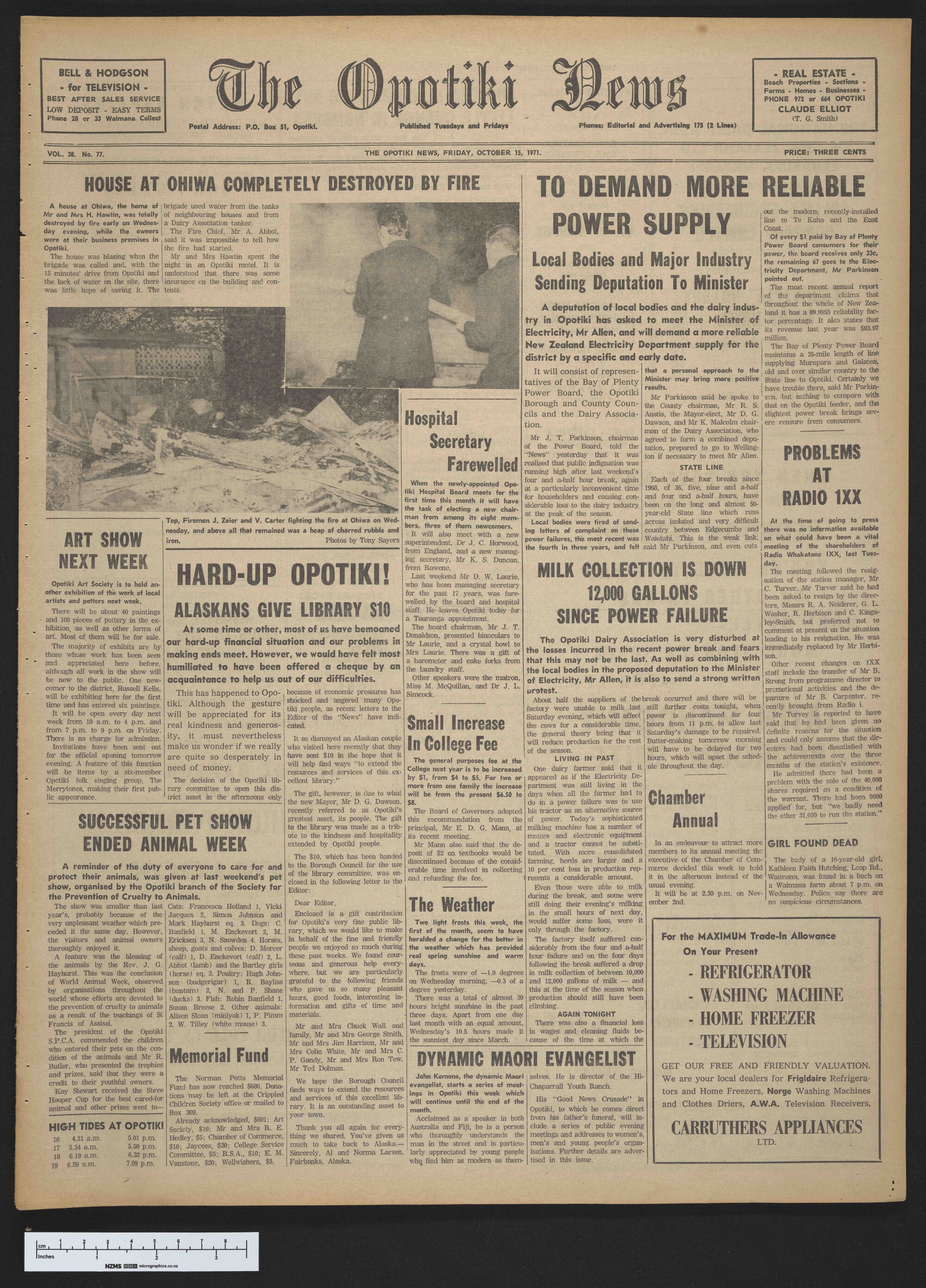 1971-10-15 Opotiki News