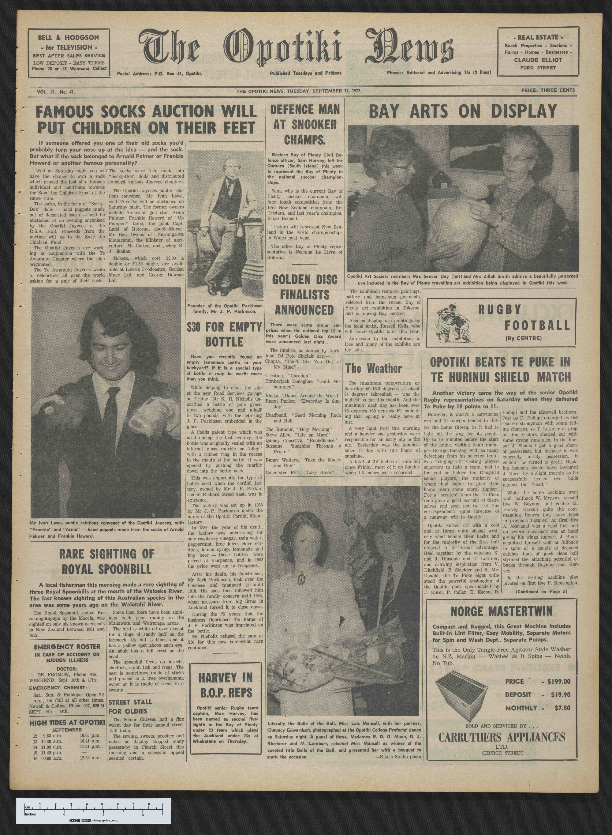 1972-09-12 Opotiki News