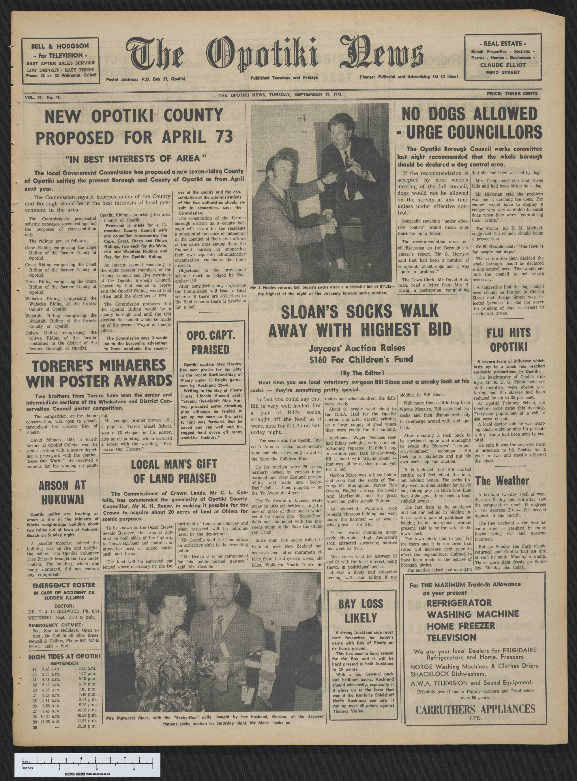 1972-09-19 Opotiki News