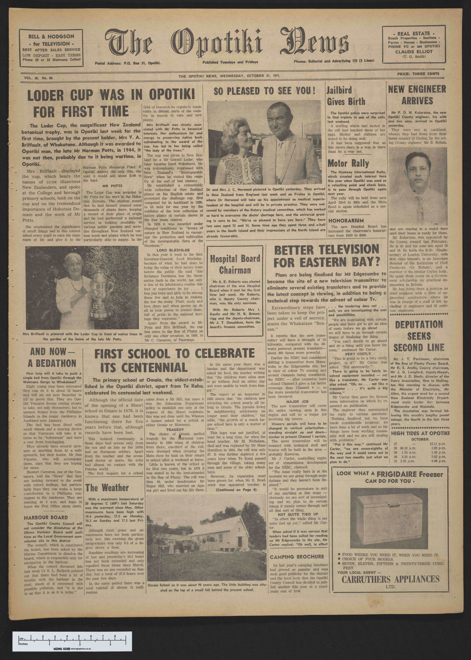 1971-10-27 Opotiki News