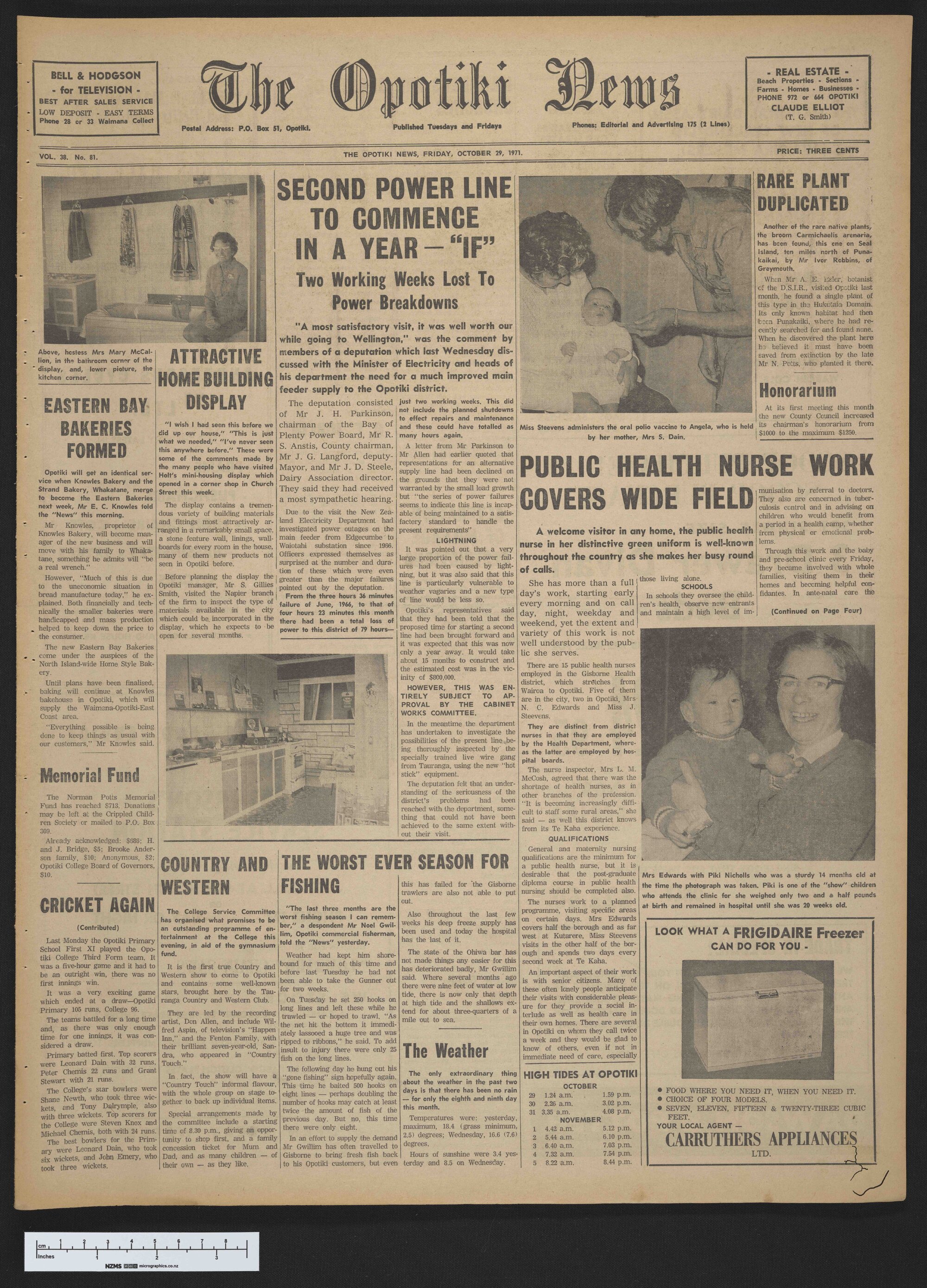 1971-10-29 Opotiki News