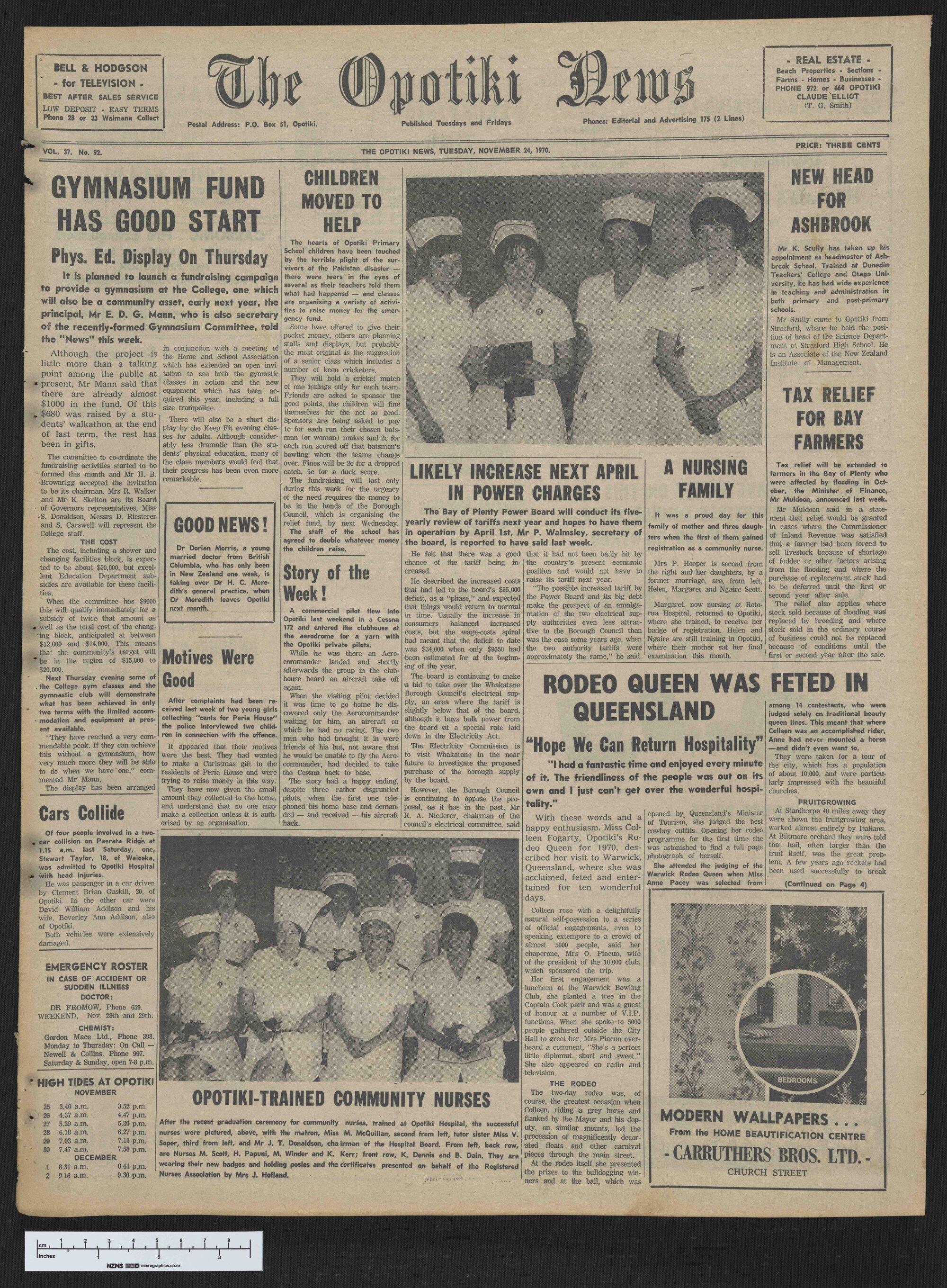 1970-11-24 Opotiki News