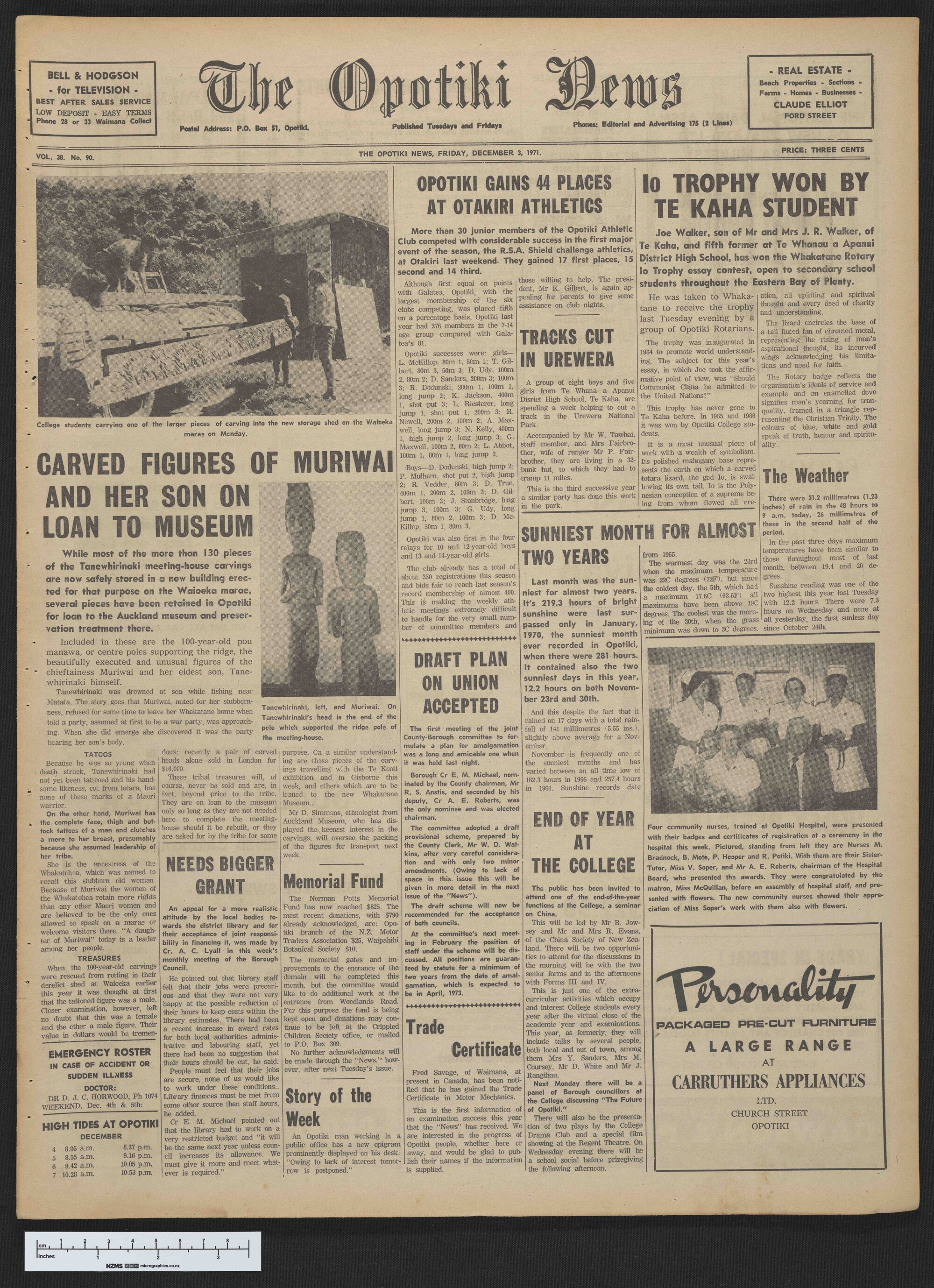 1971-12-03 Opotiki News