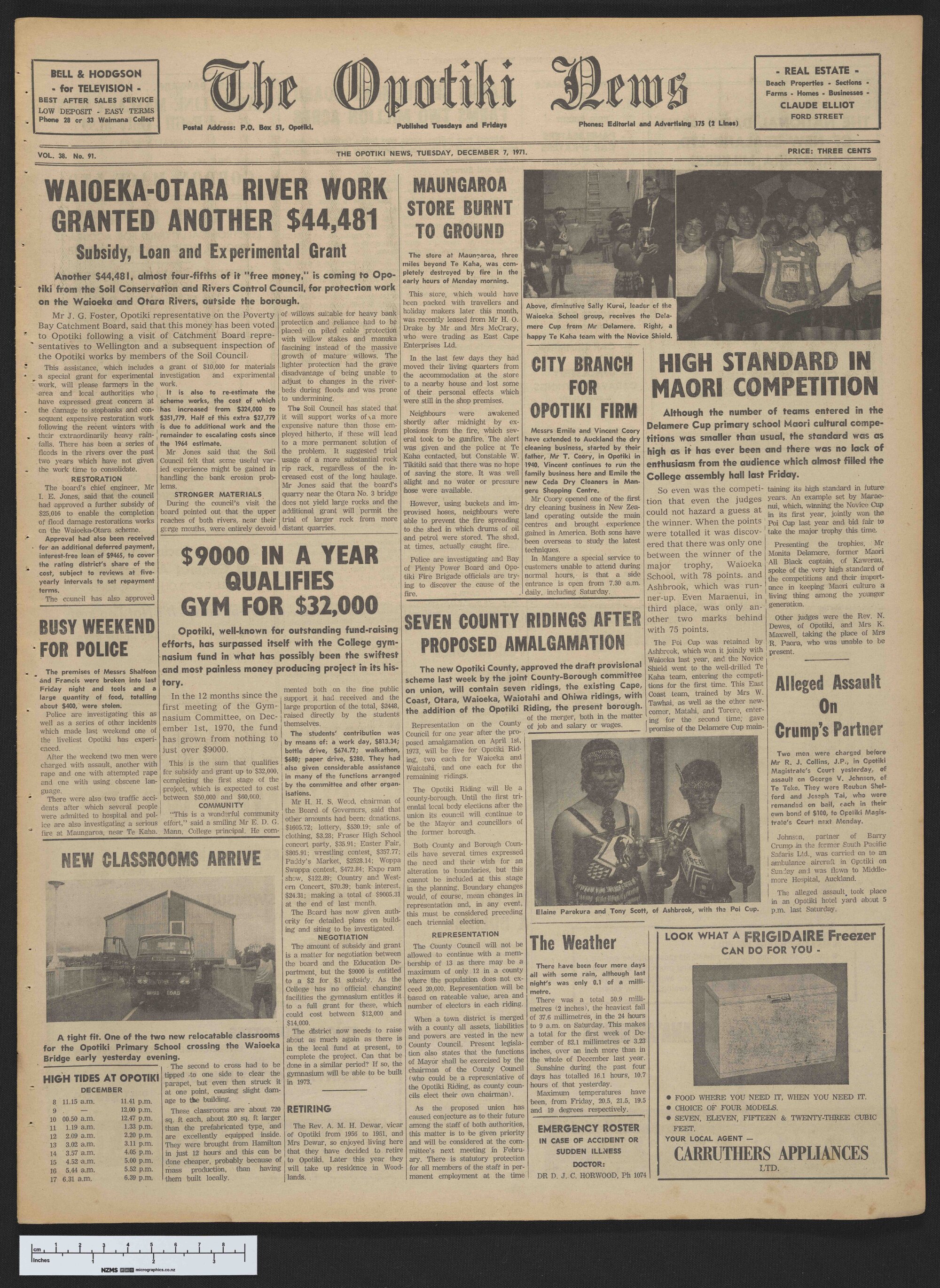 1971-12-07 Opotiki News