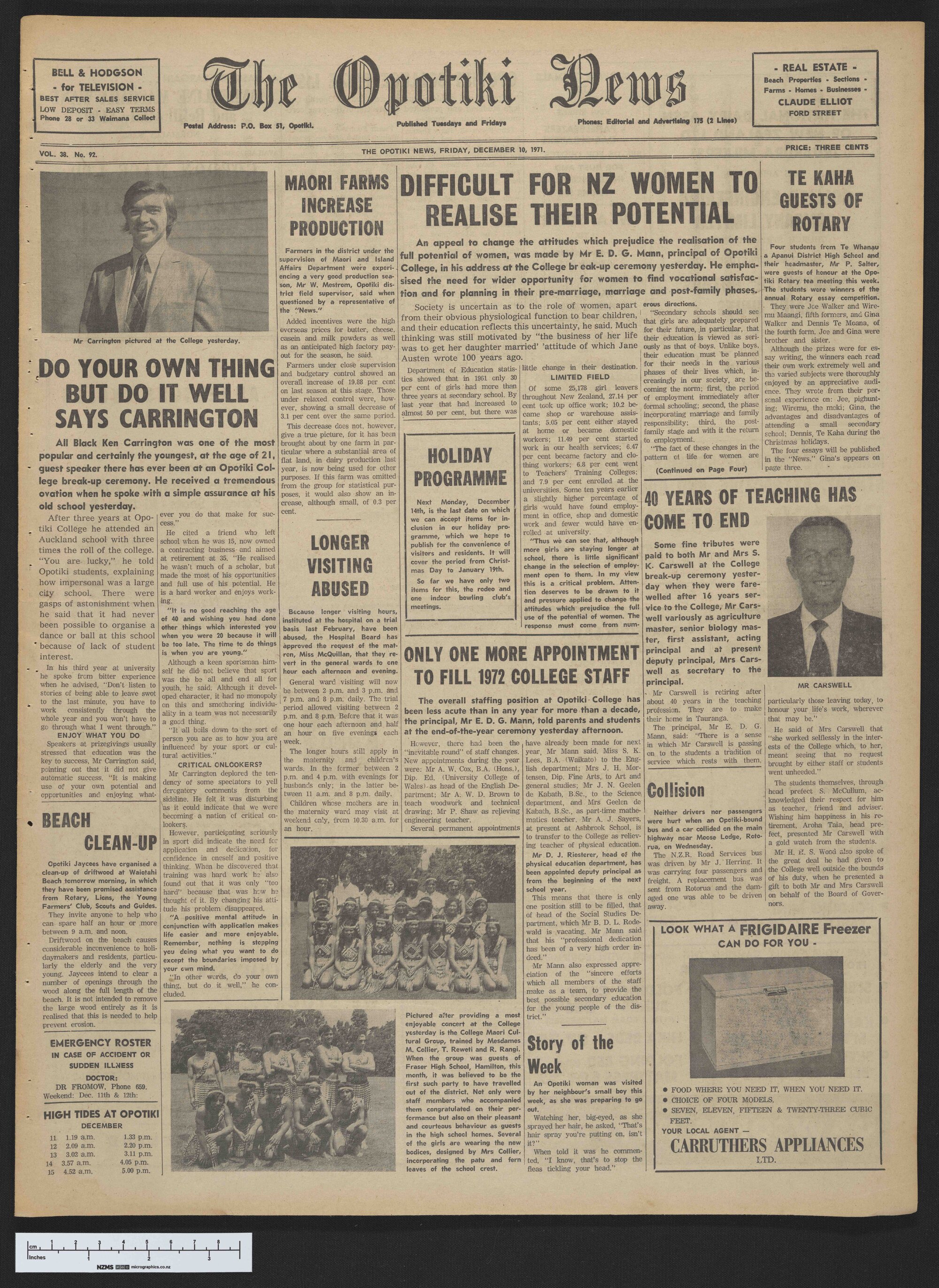 1971-12-10 Opotiki News