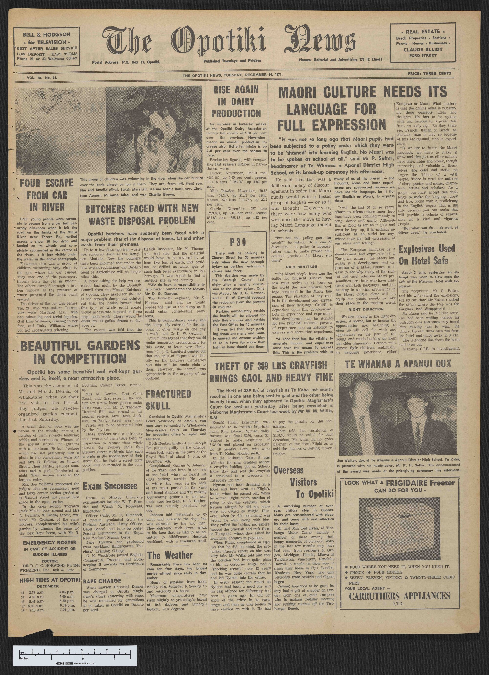 1971-12-14 Opotiki News