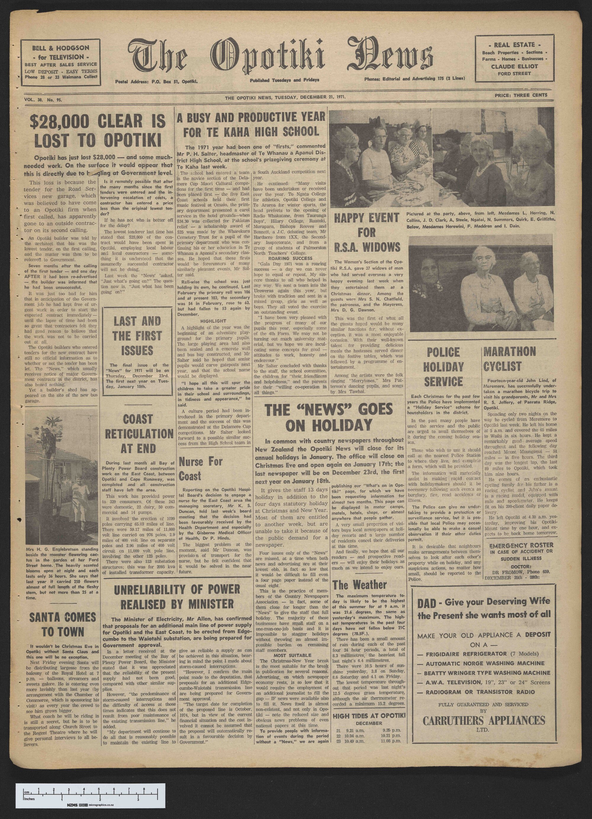 1971-12-21 Opotiki News