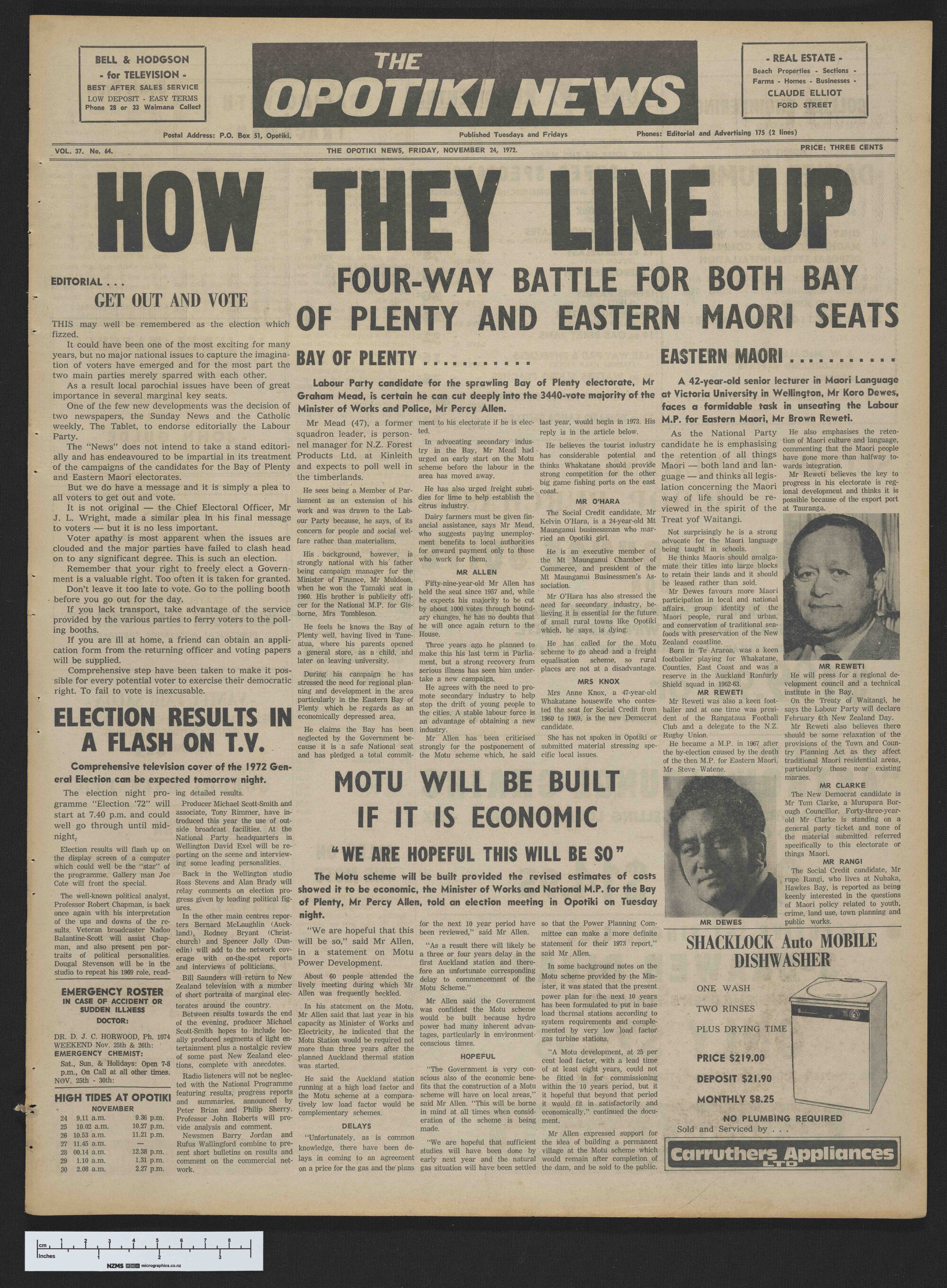 1972-11-24 Opotiki News