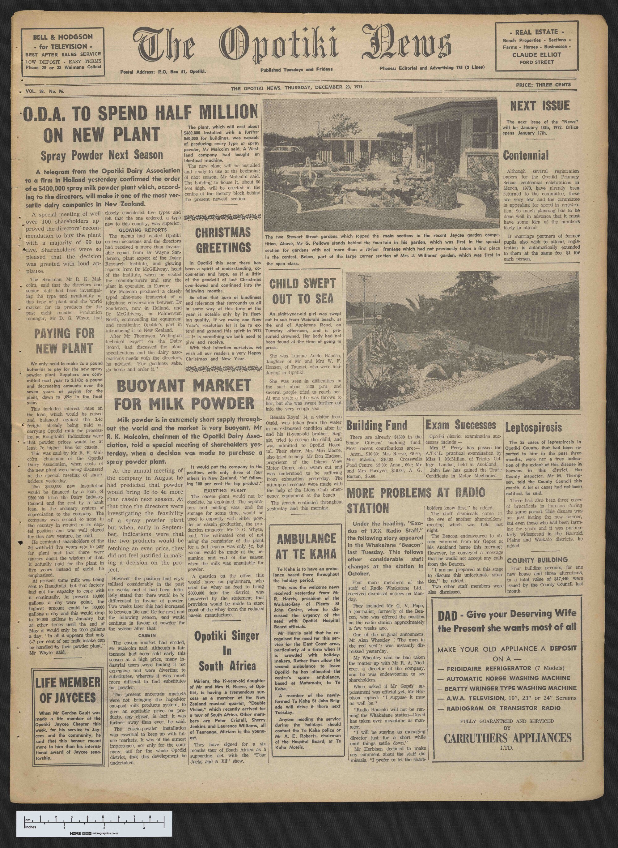 1971-12-23 Opotiki News