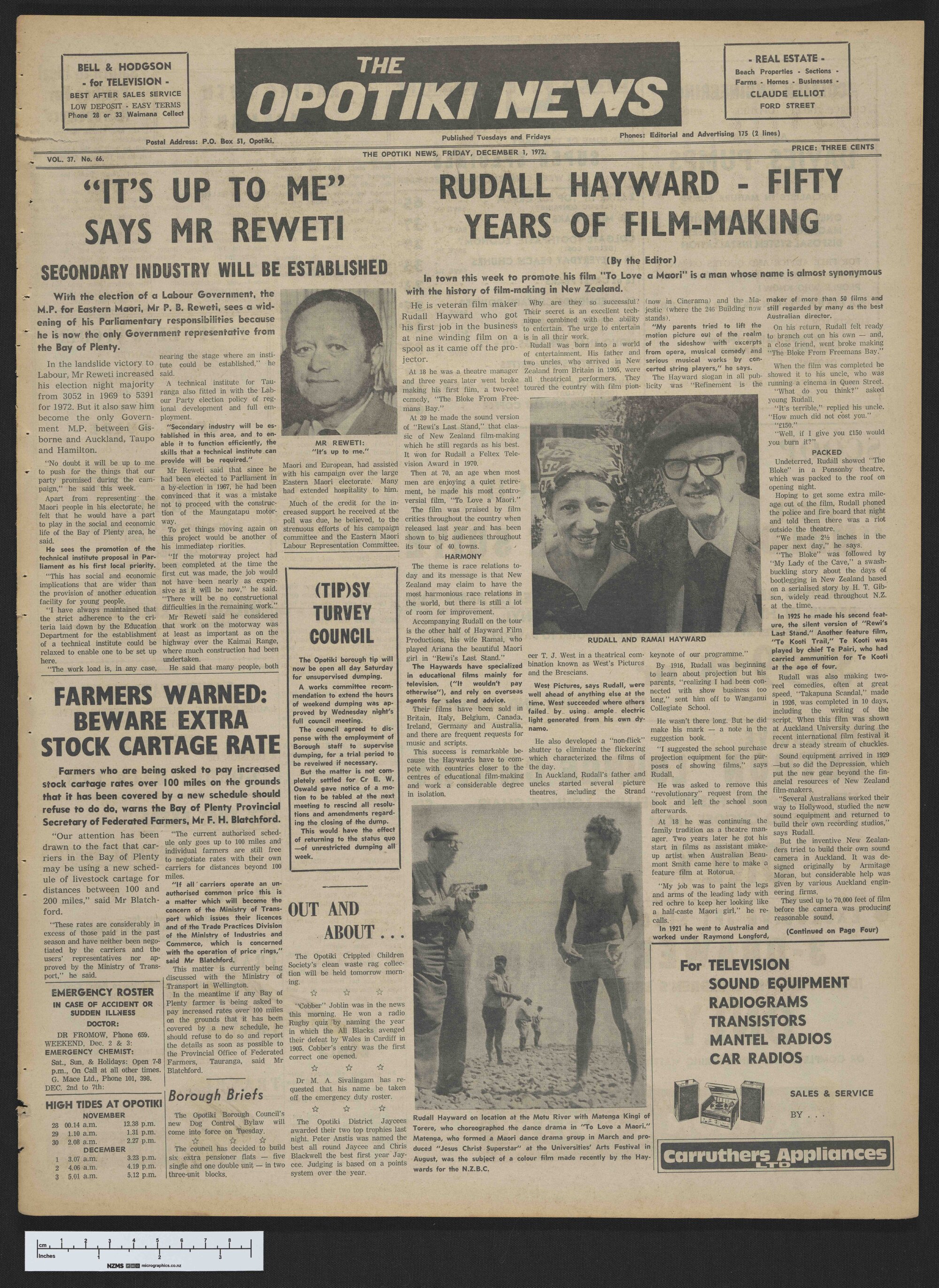 1972-12-01 Opotiki News