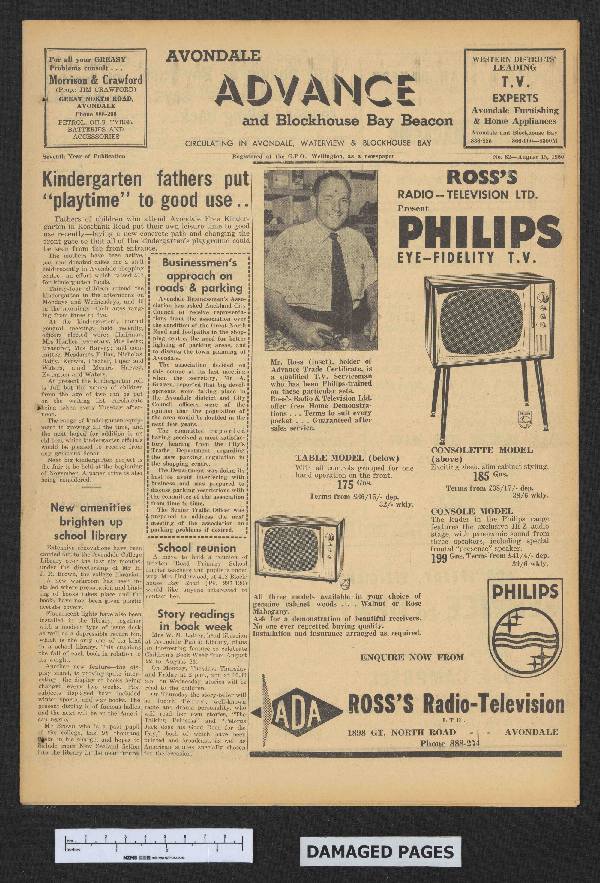 1960-08-15 Avondale Advance and Blockhouse Bay Beacon