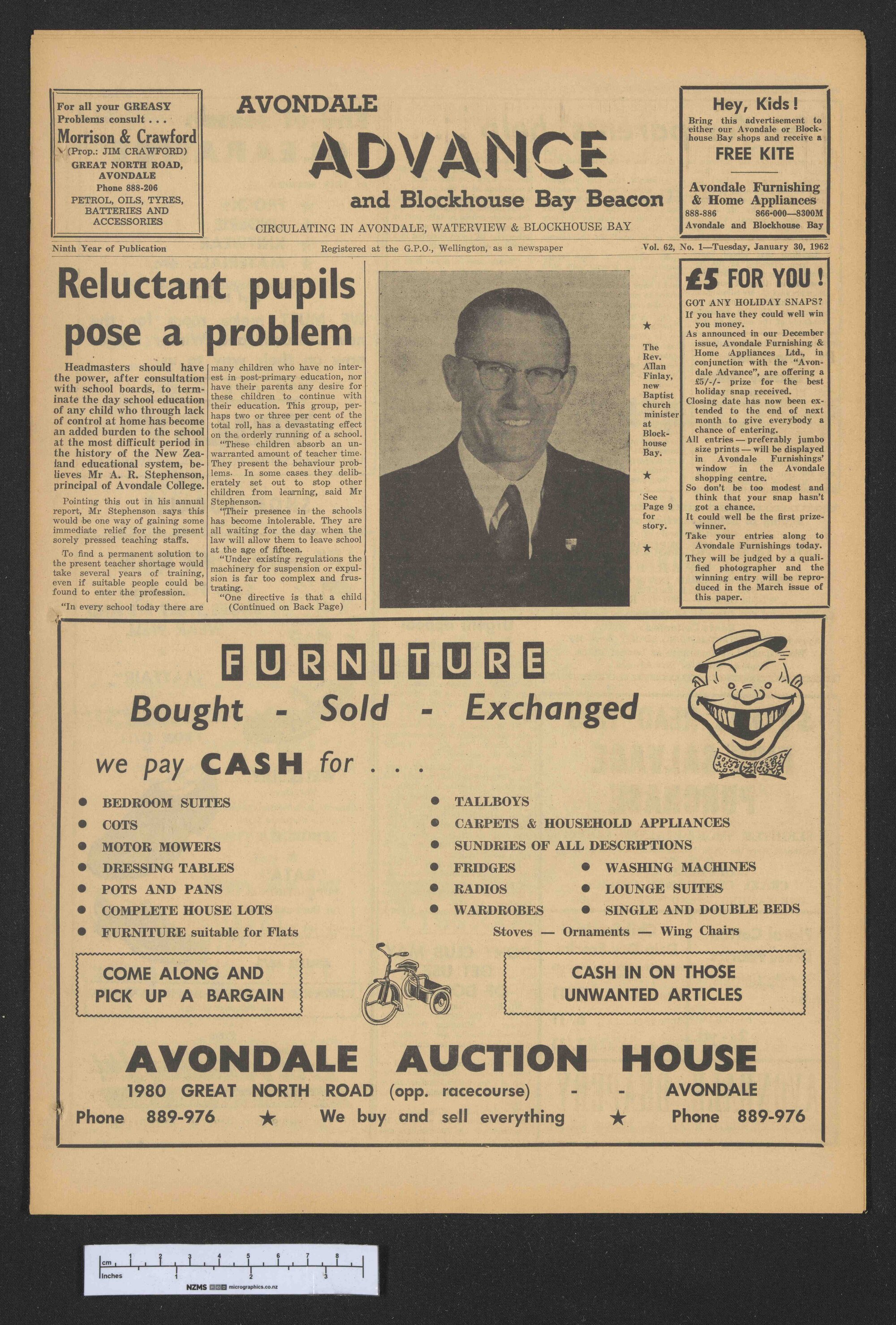 1962-01-30 Avondale Advance and Blockhouse Bay Beacon