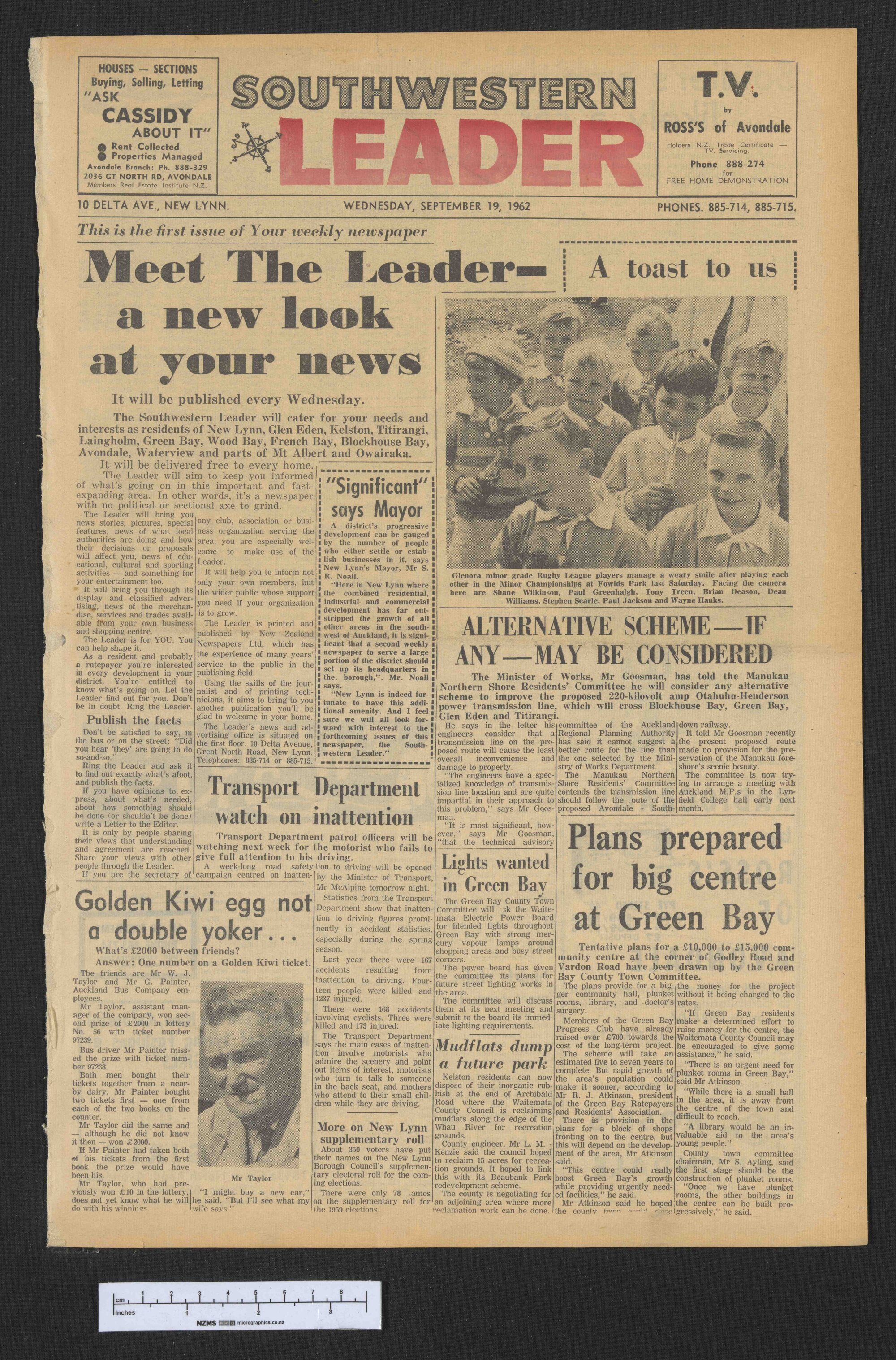 1962-09-19 Southwestern Leader