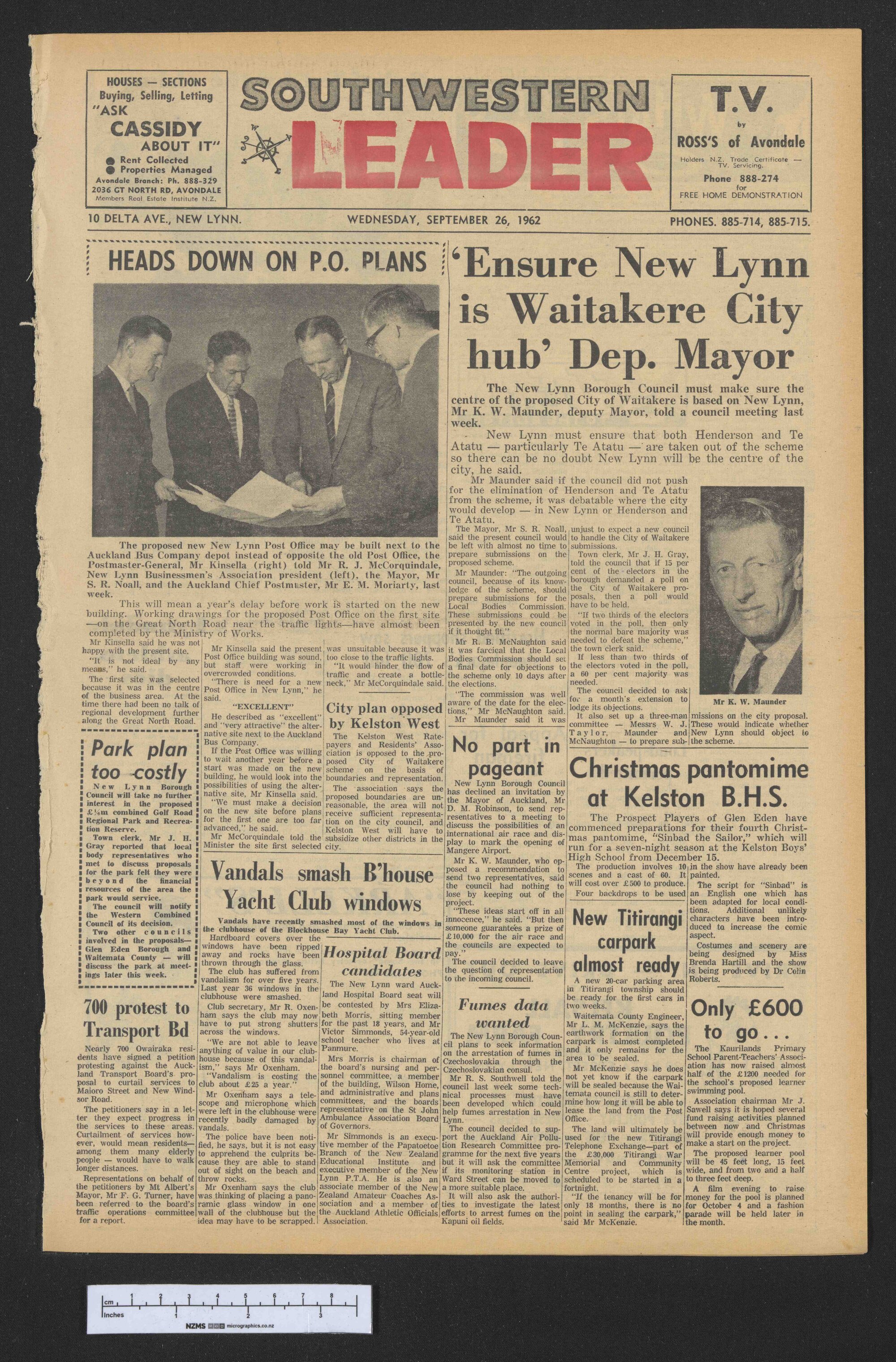 1962-09-26 Southwestern Leader