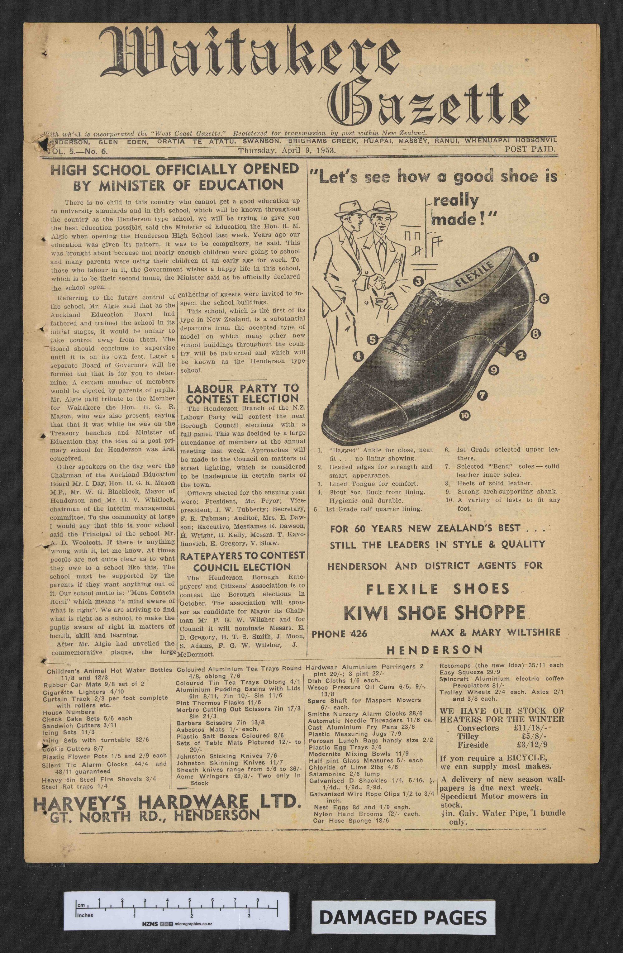 1953-04-09 Waitakere Gazette
