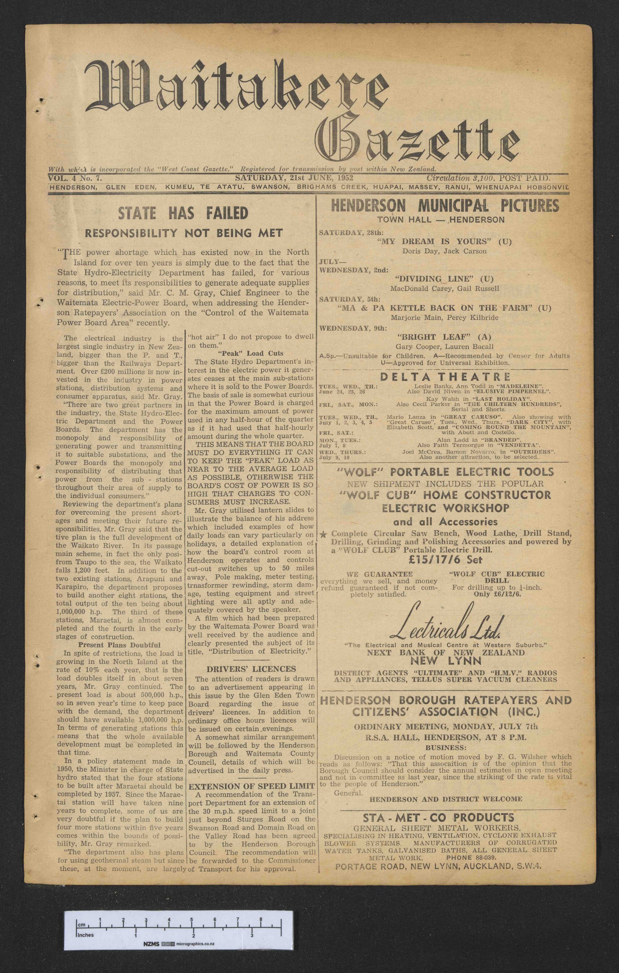 1952-06-21 Waitakere Gazette