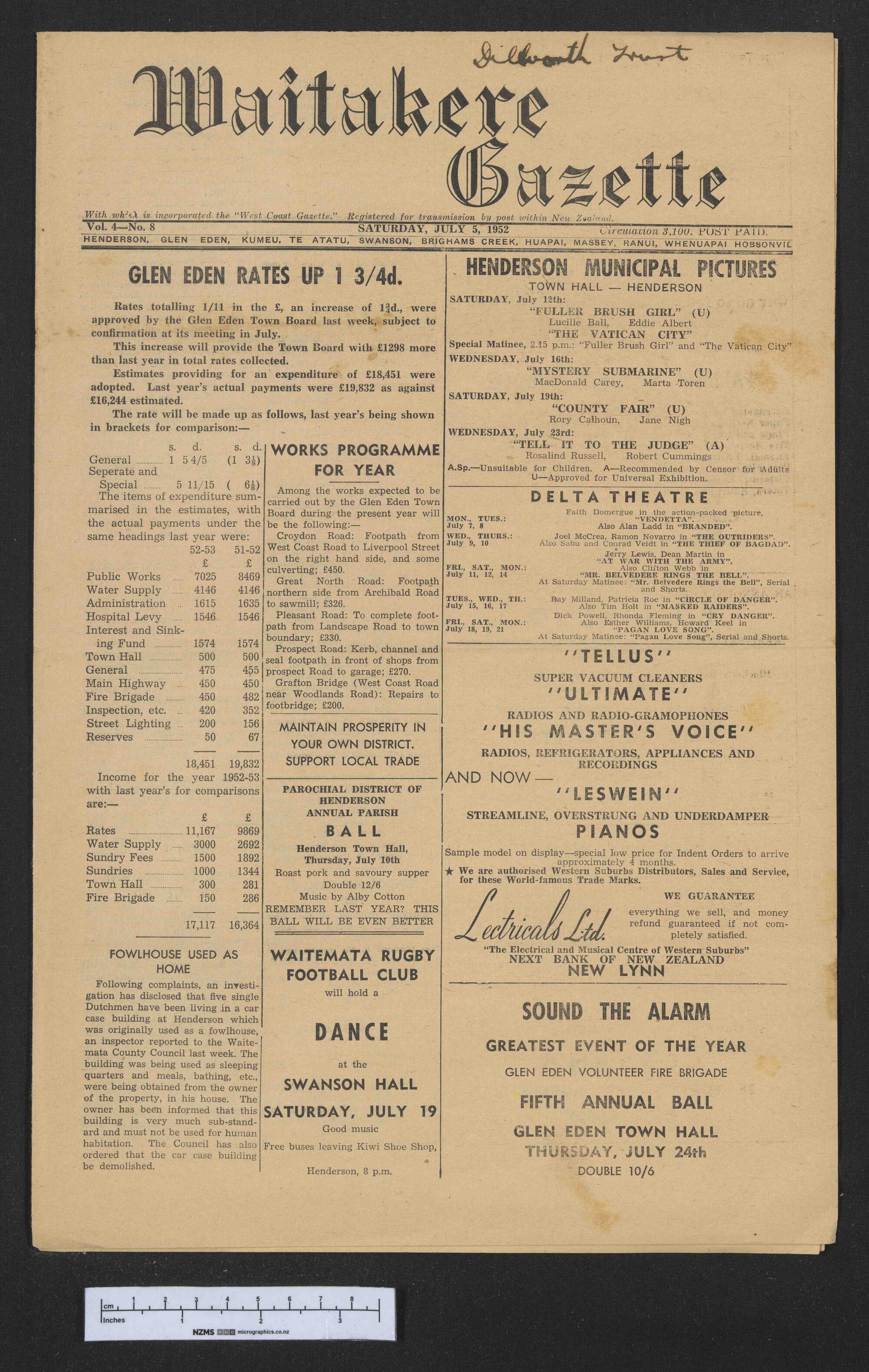 1952-07-05 Waitakere Gazette