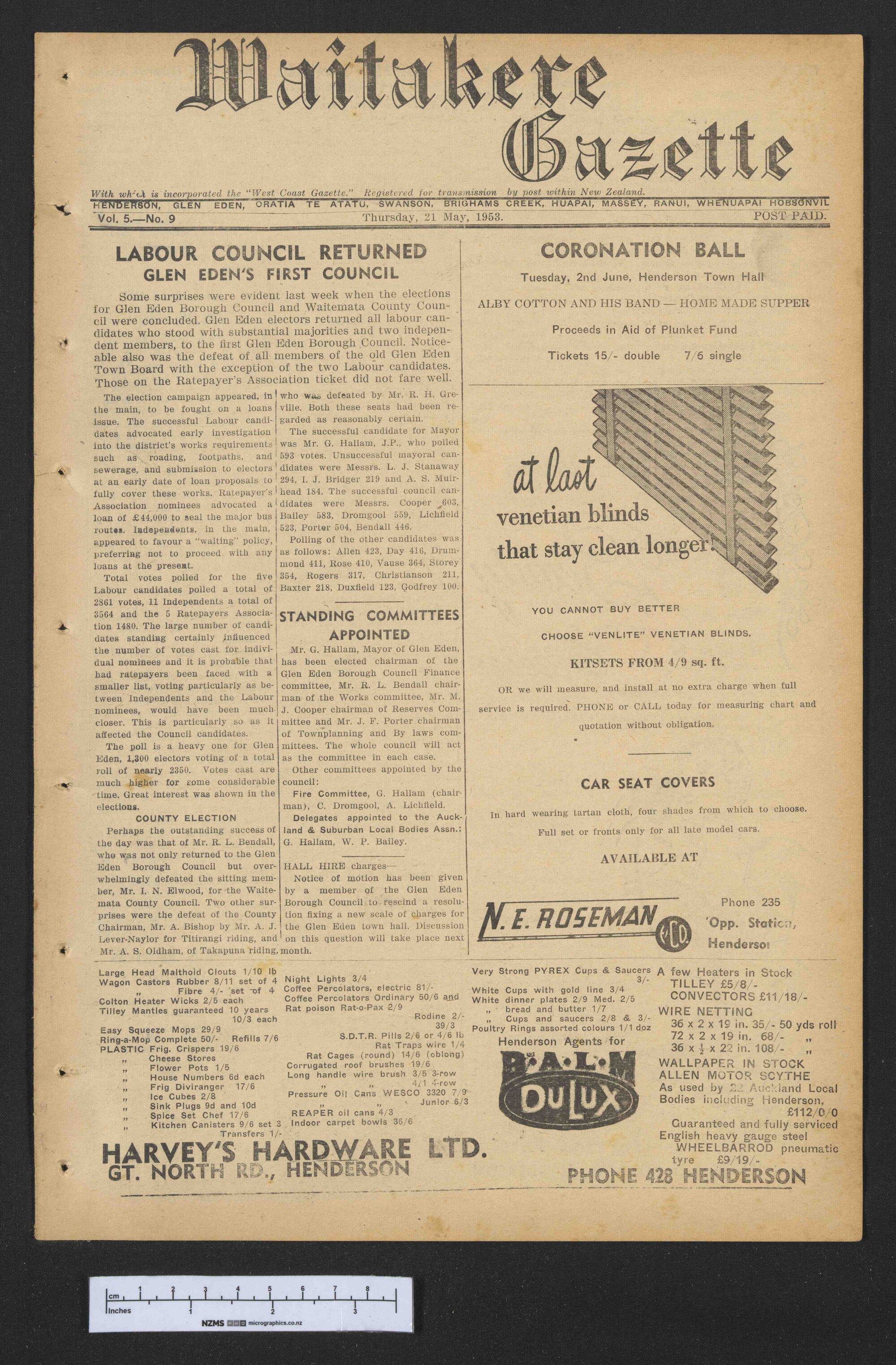 1953-05-21 Waitakere Gazette