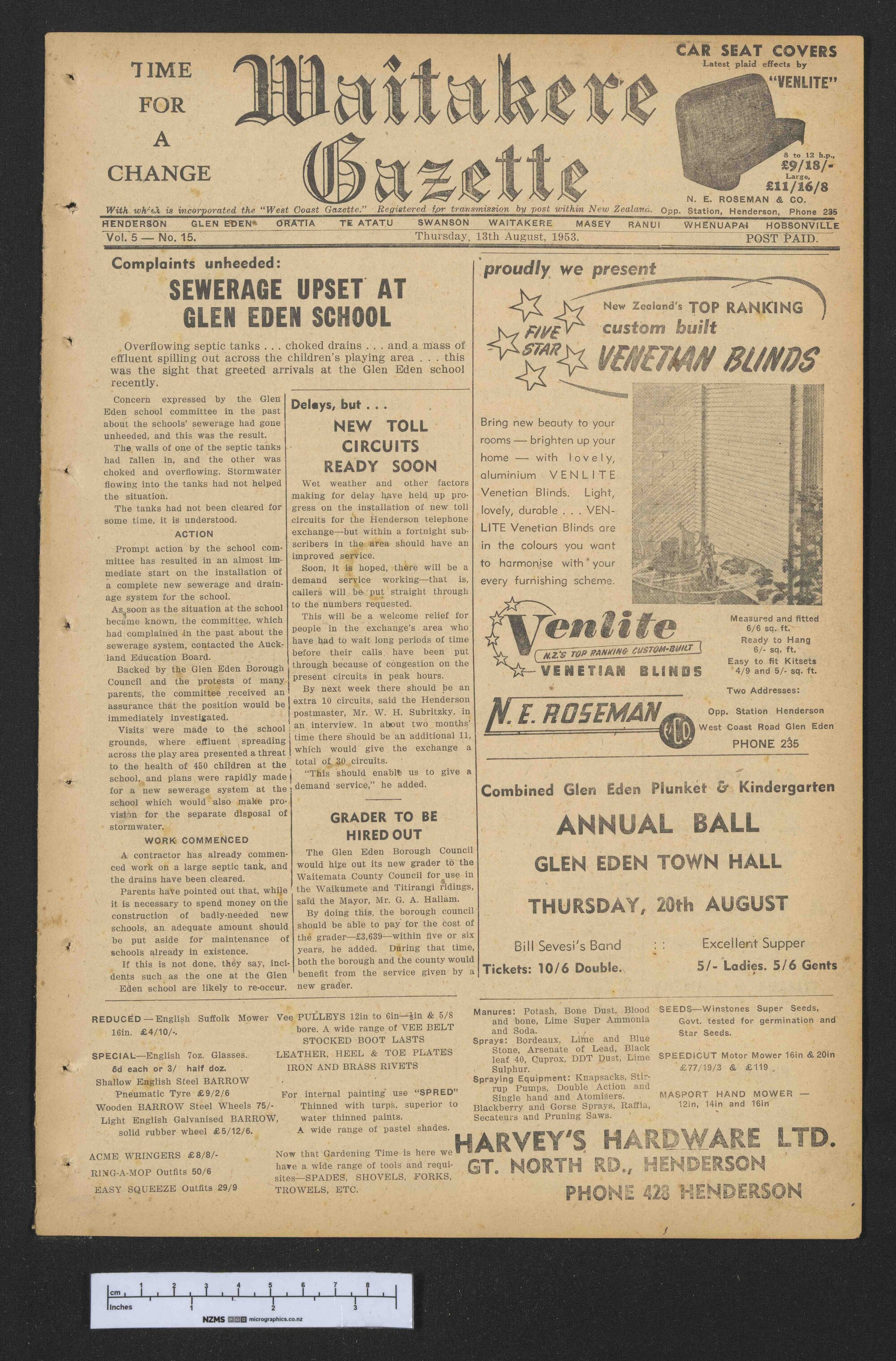 1953-08-13 Waitakere Gazette