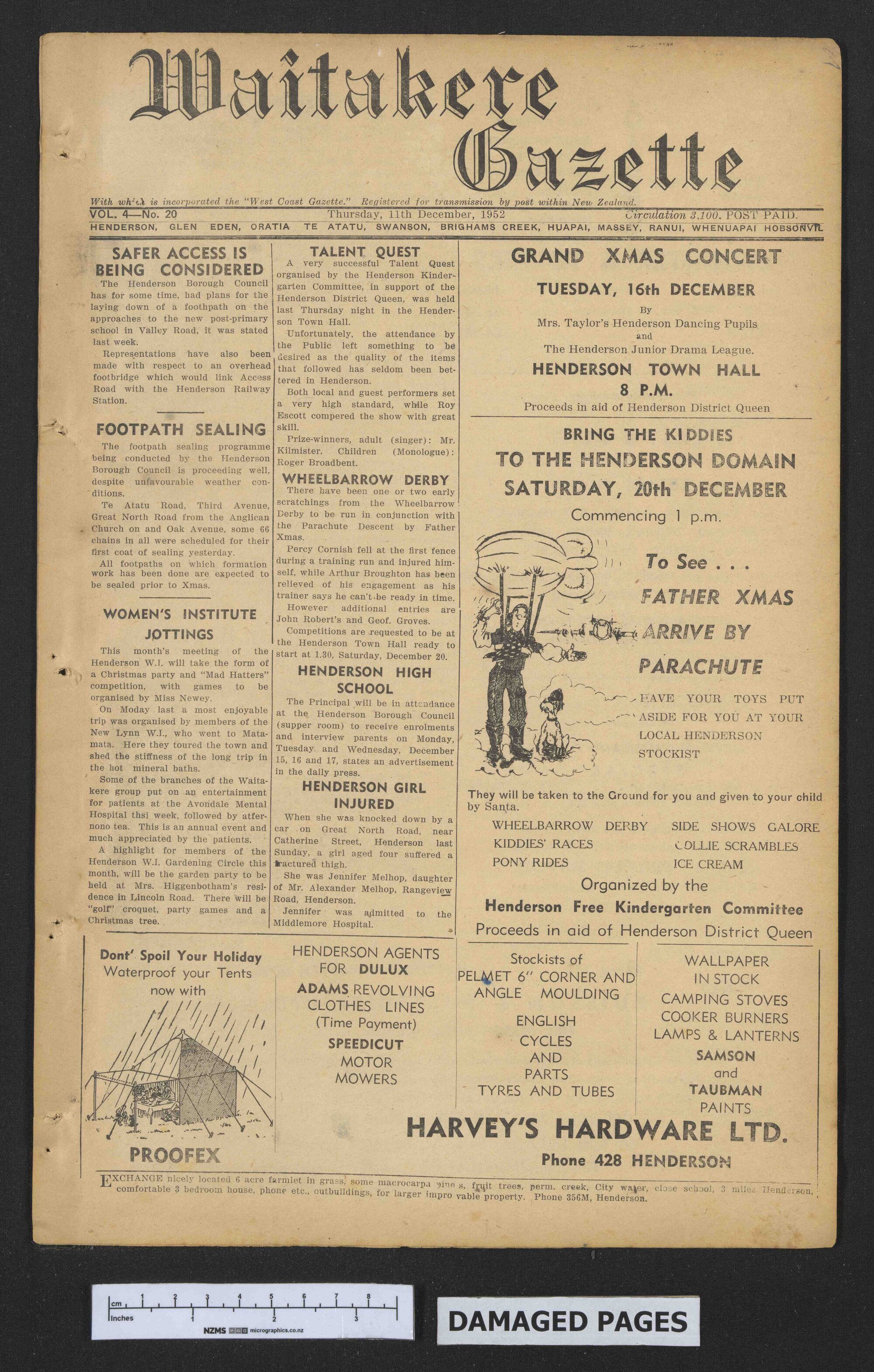 1952-12-11 Waitakere Gazette