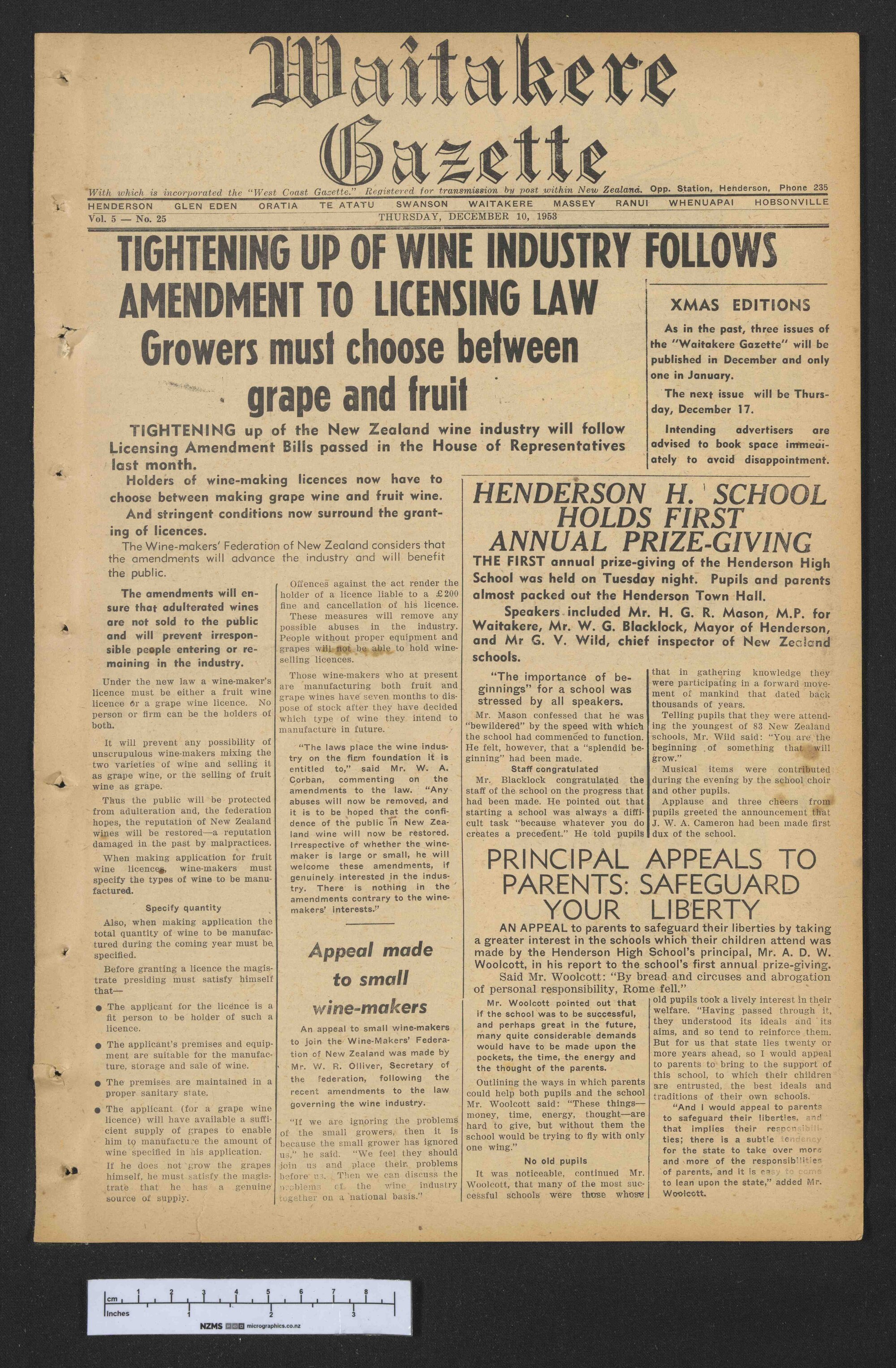 1953-12-10 Waitakere Gazette