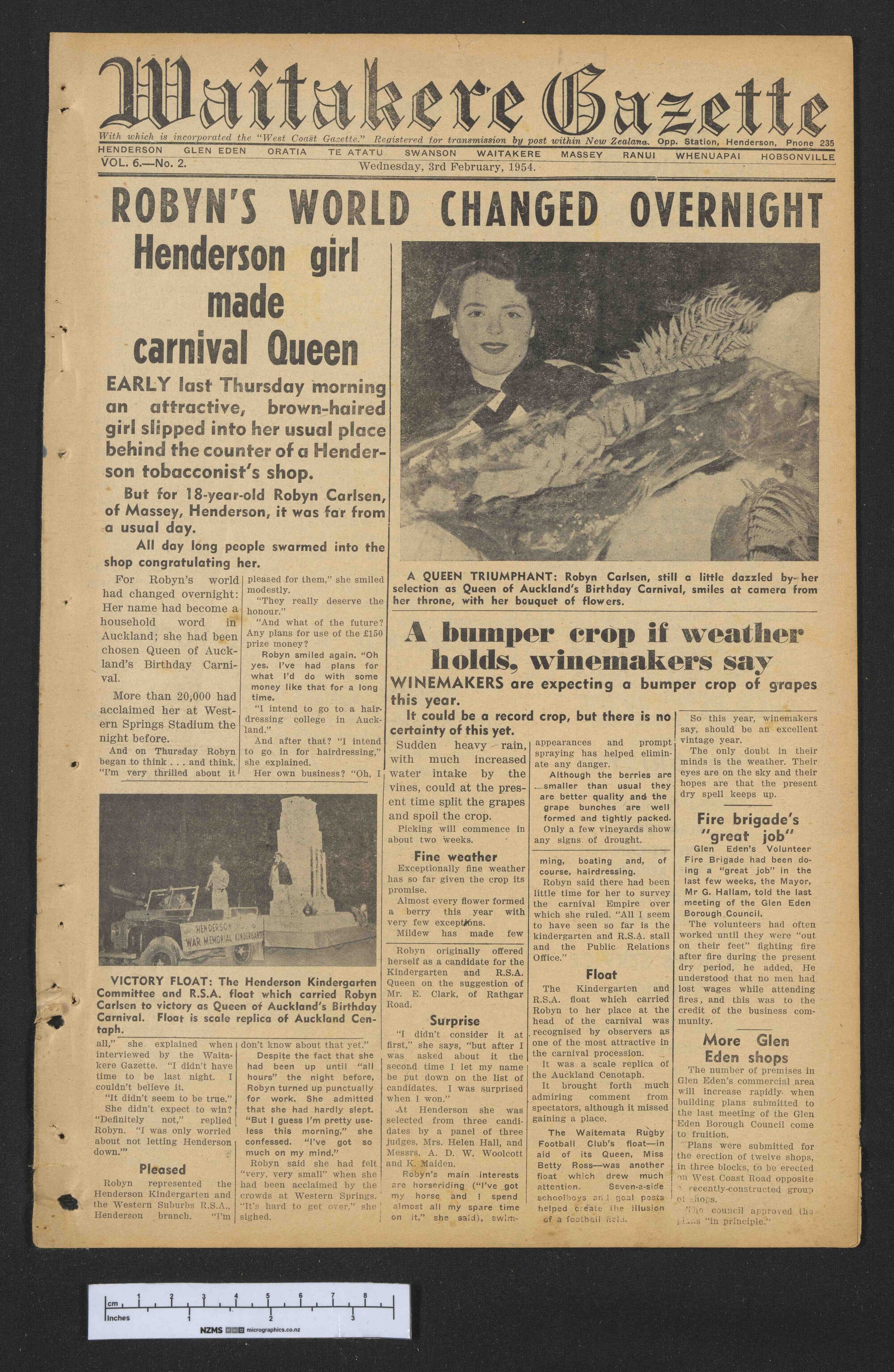 1954-02-03 Waitakere Gazette