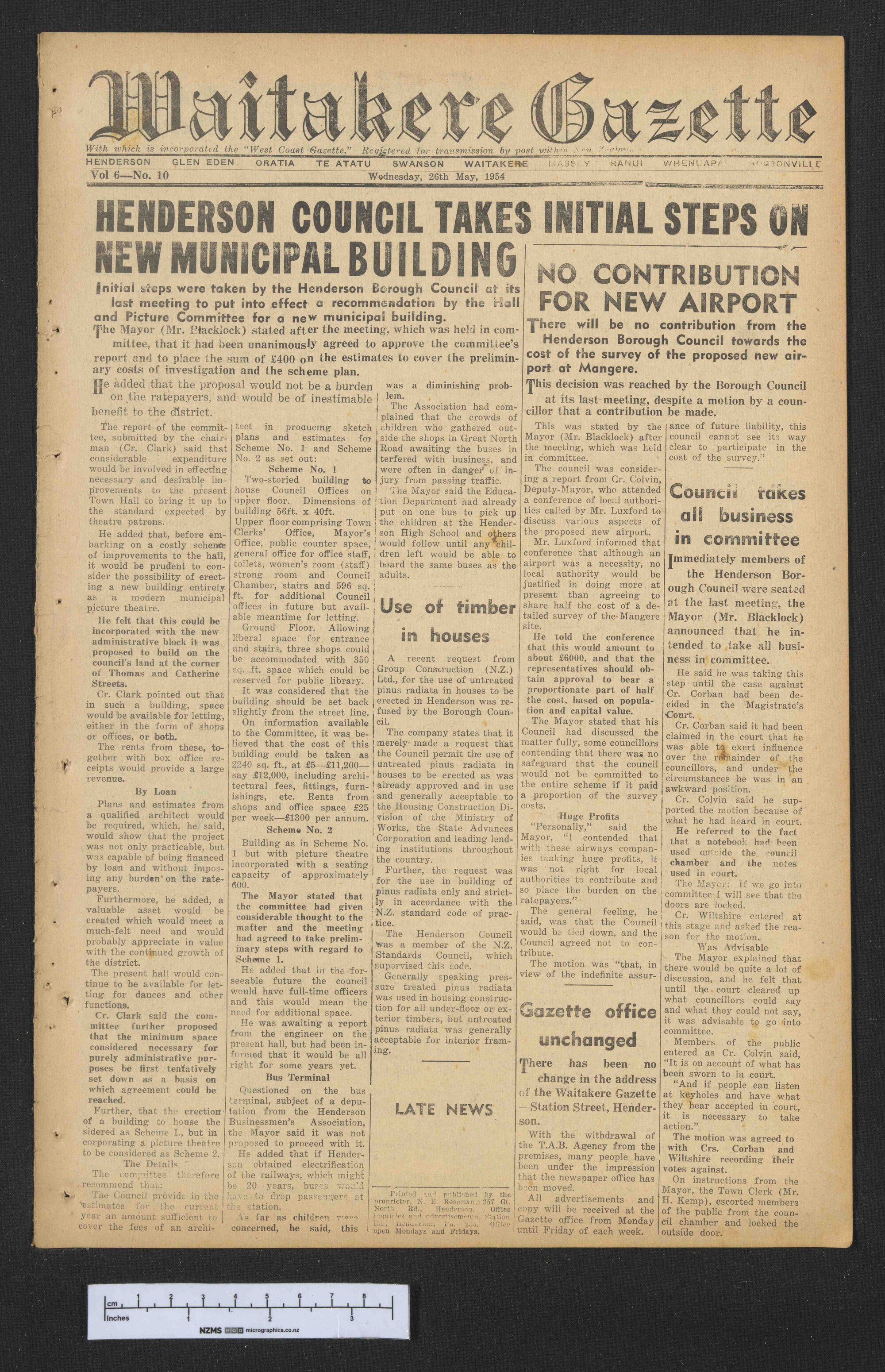 1954-05-26 Waitakere Gazette