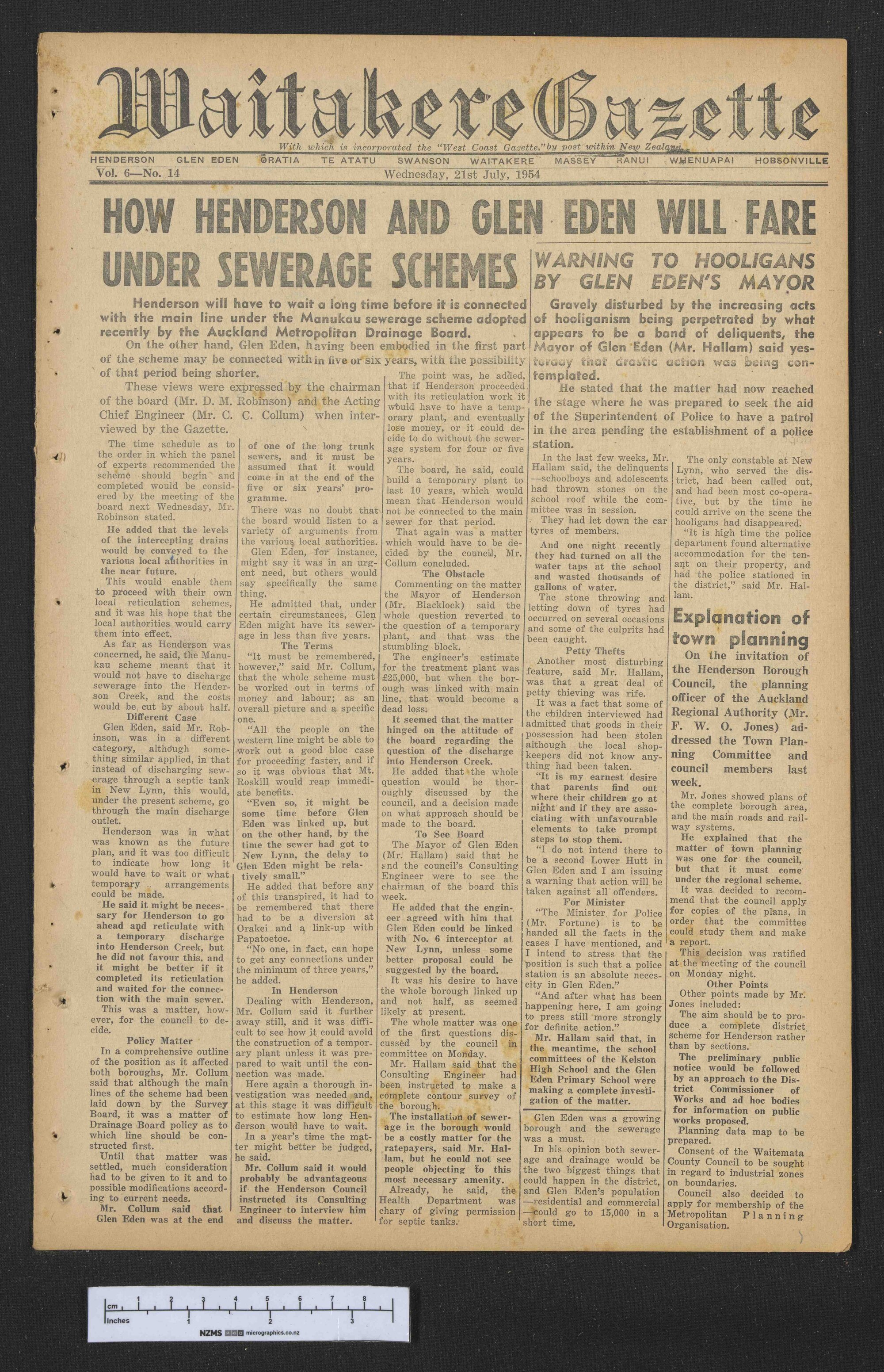 1954-07-21 Waitakere Gazette