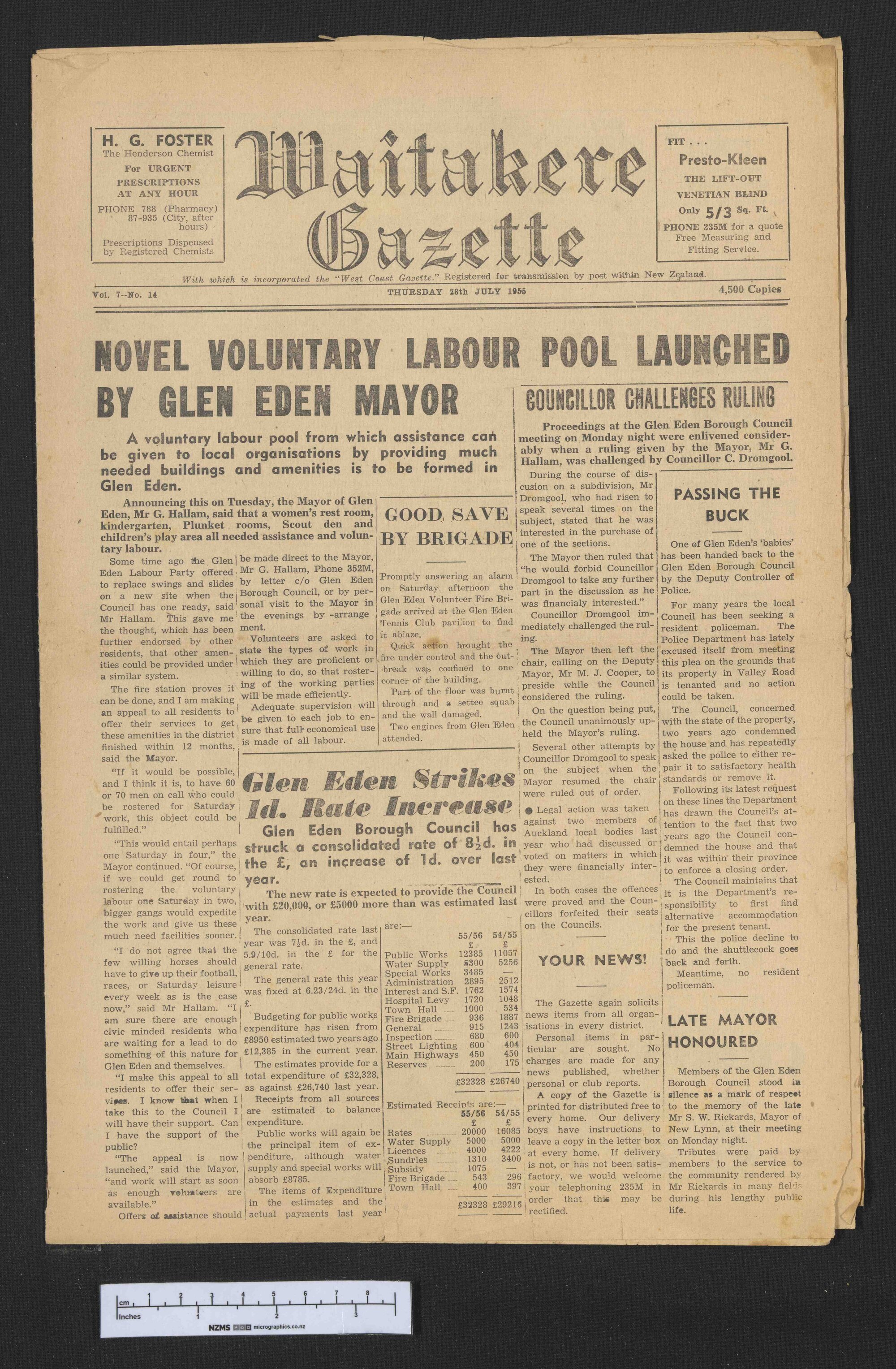 1955-07-28 Waitakere Gazette