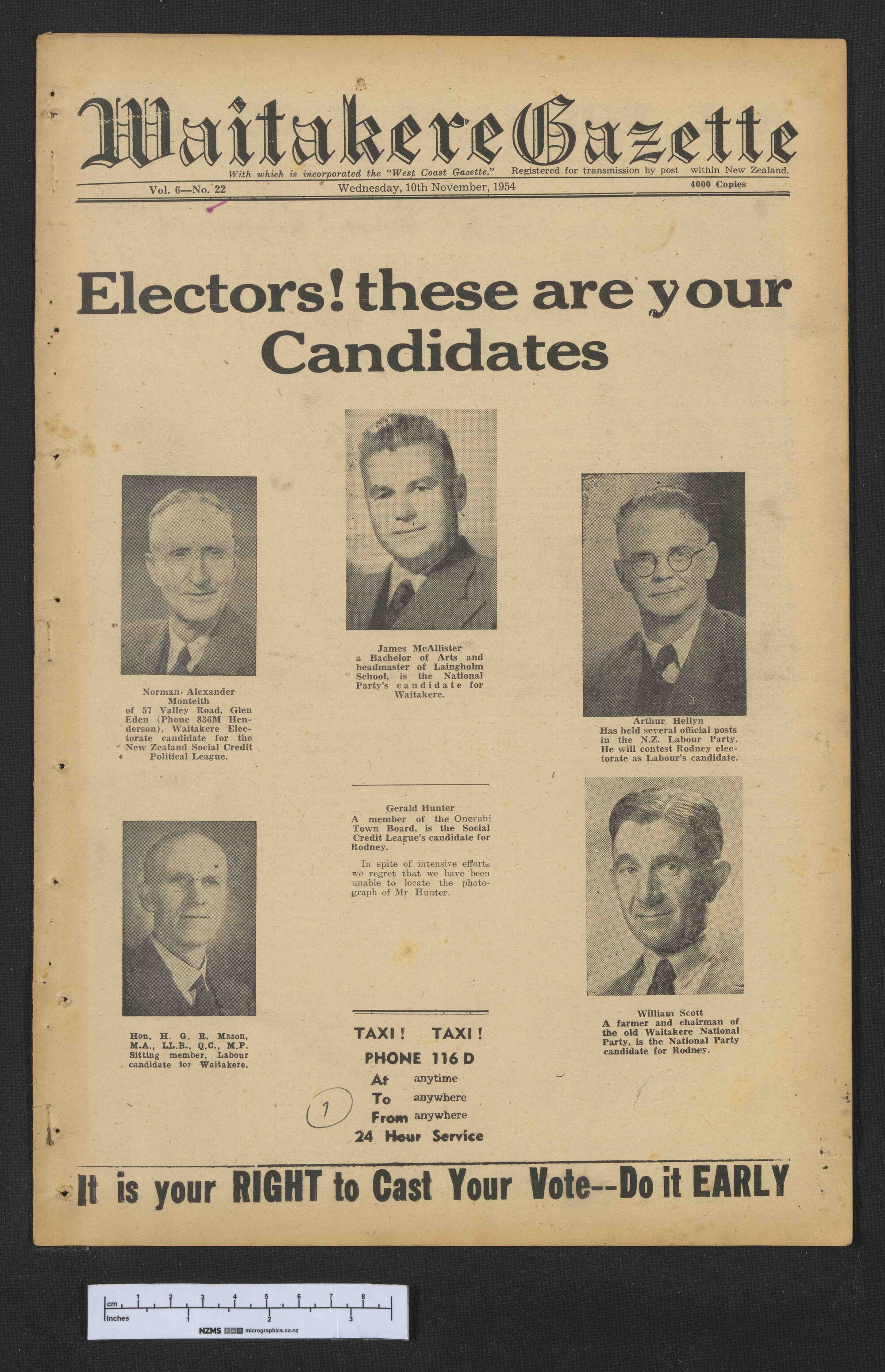 1954-11-10 Waitakere Gazette