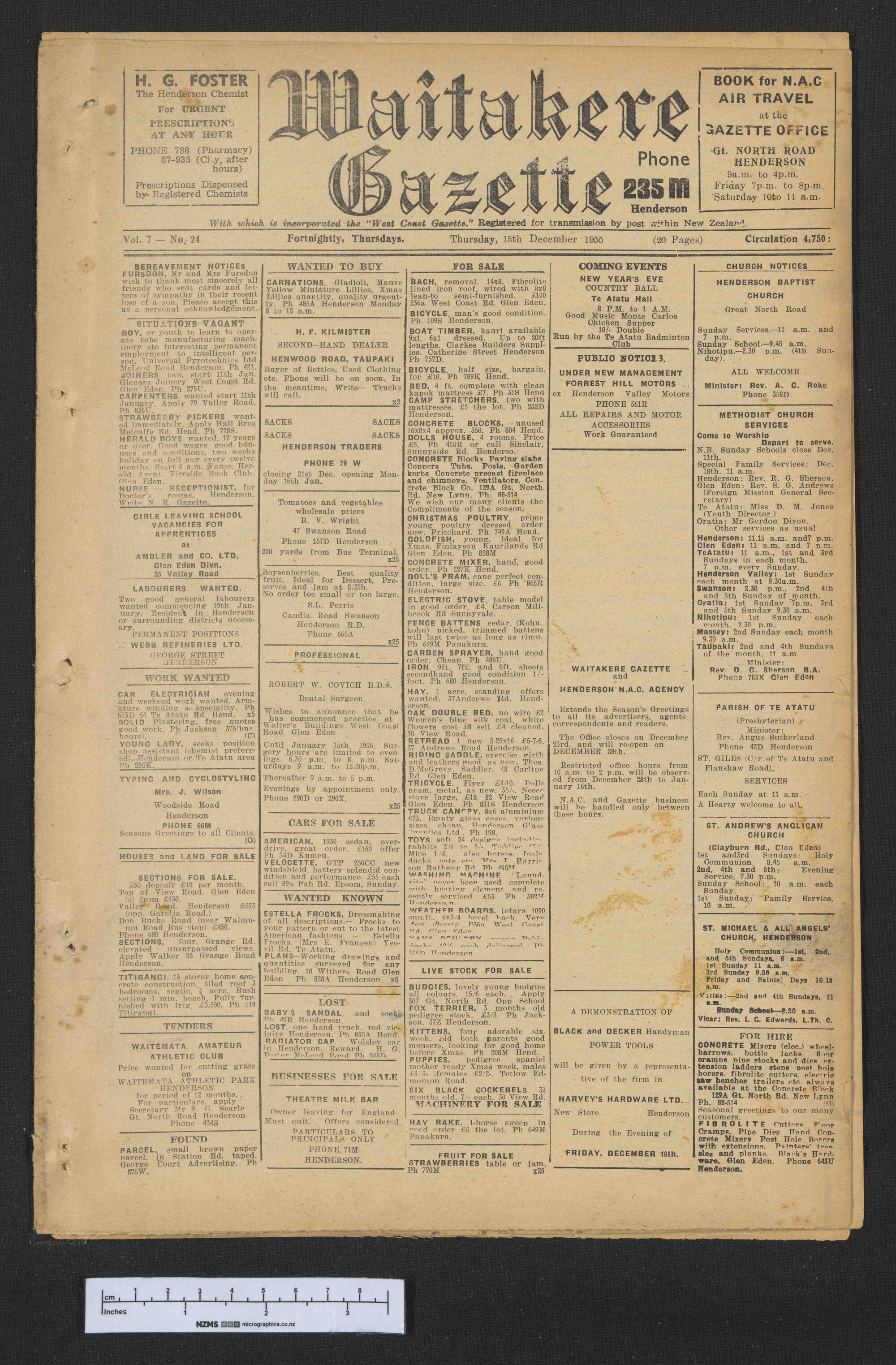 1955-12-15 Waitakere Gazette