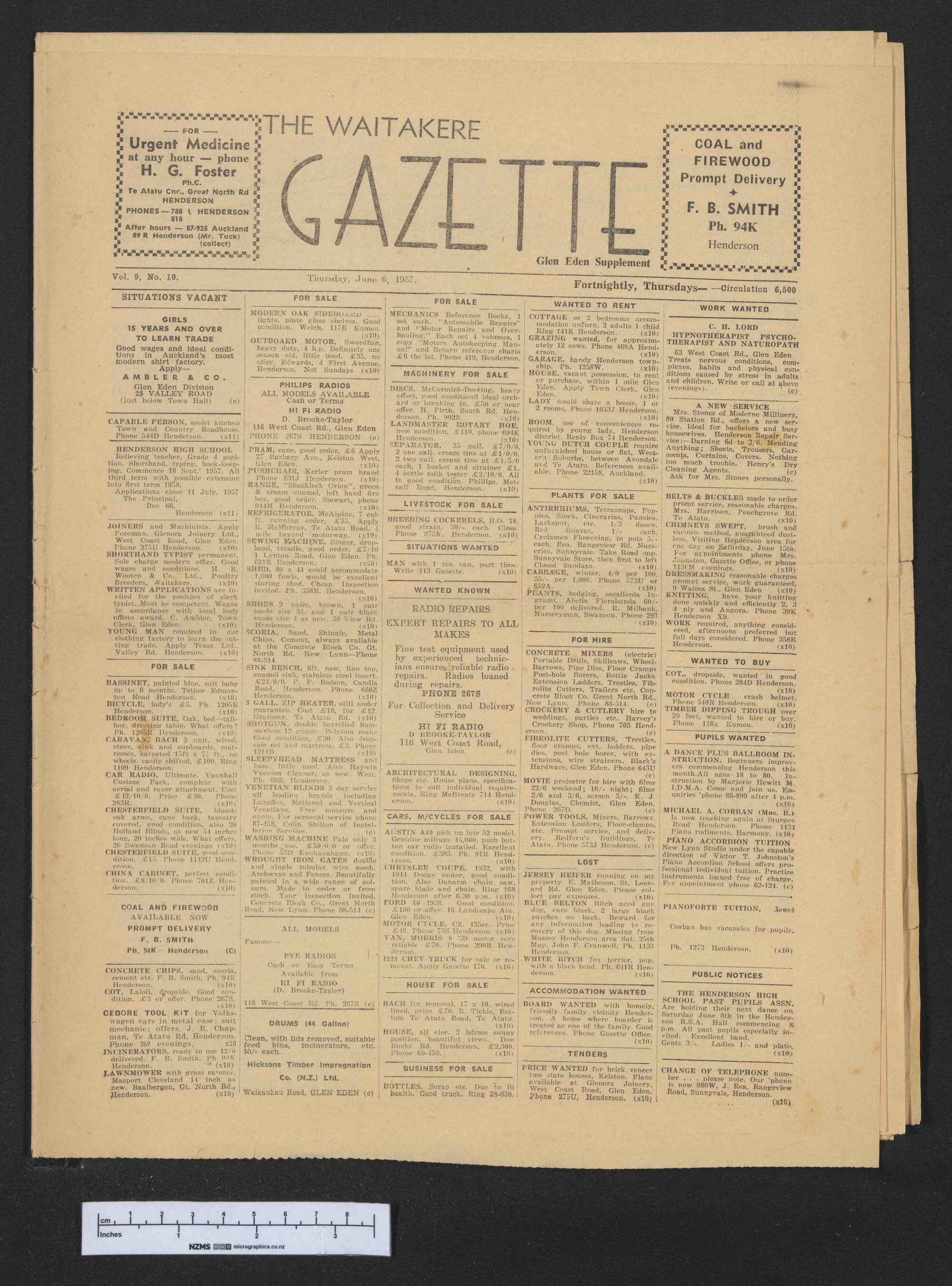 1957-06-06 Waitakere Gazette