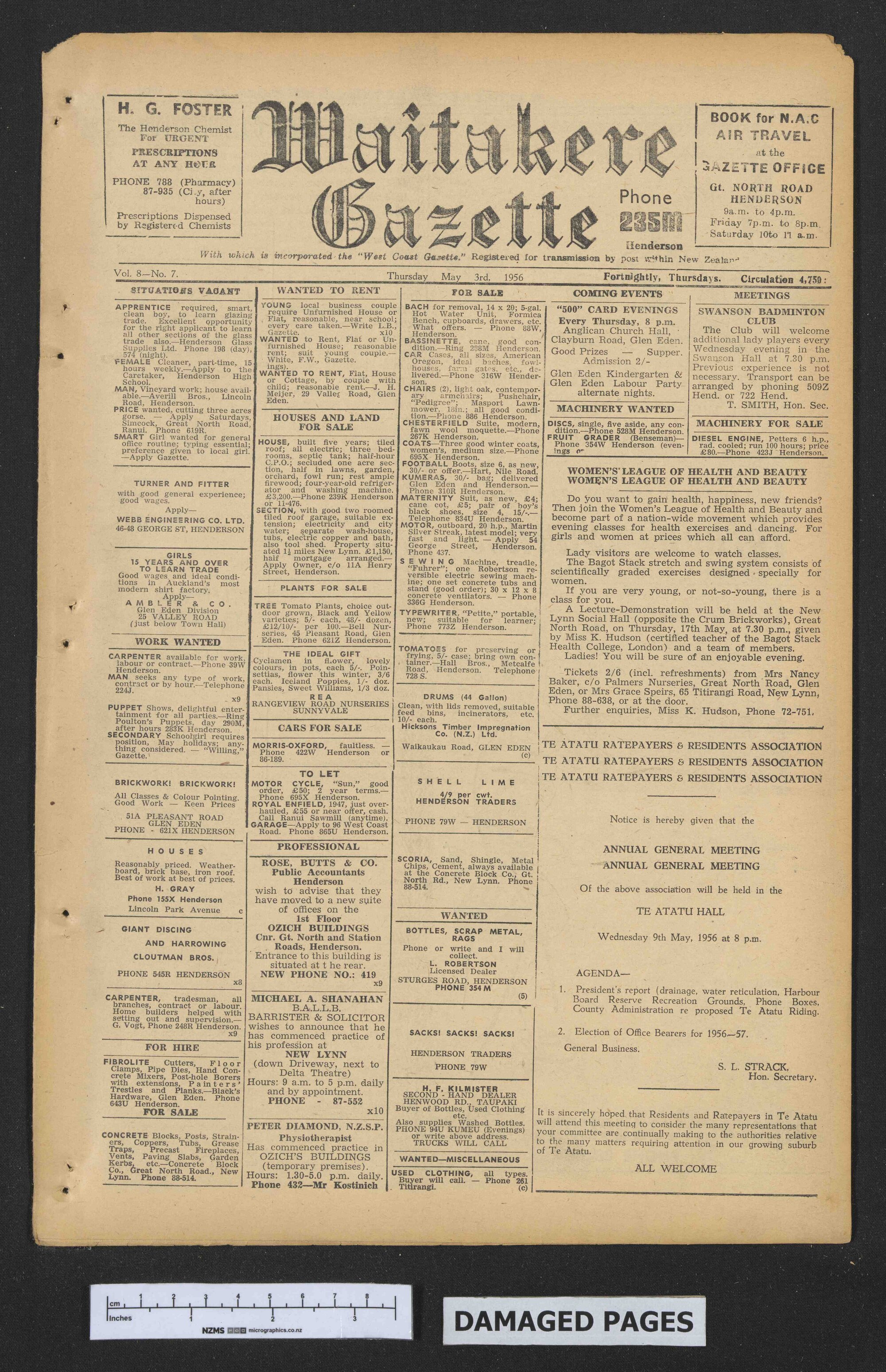 1956-05-03 Waitakere Gazette