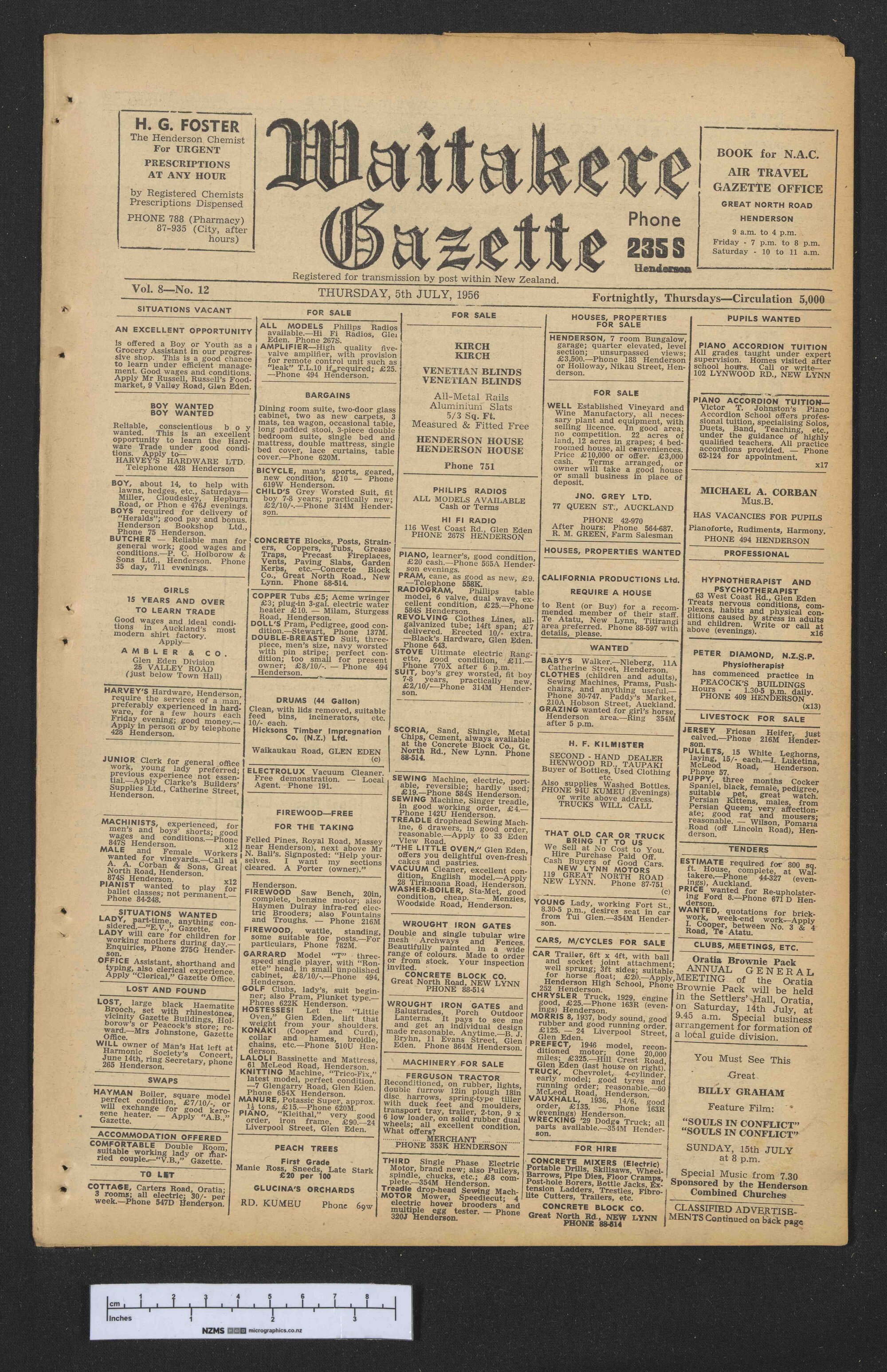1956-07-05 Waitakere Gazette
