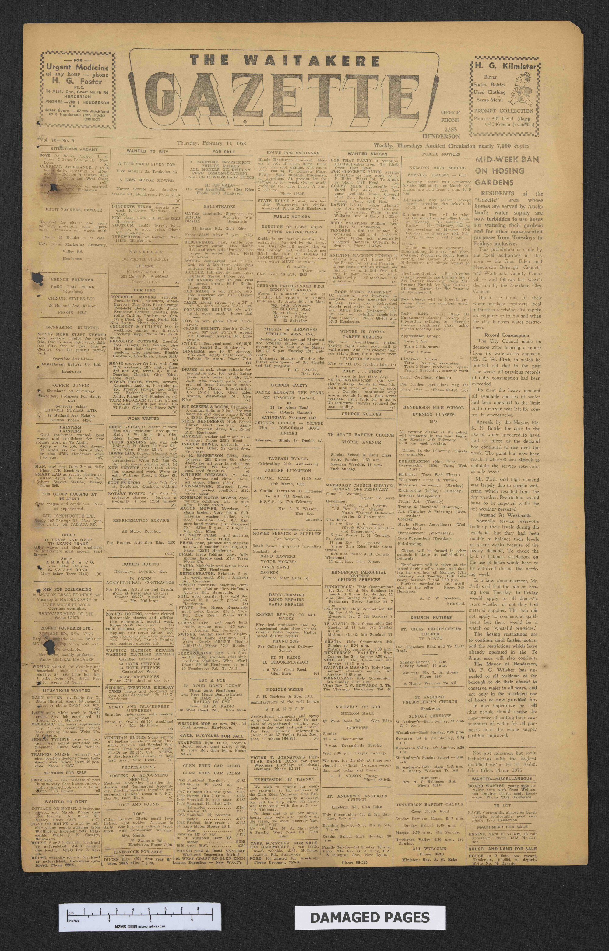 1958-02-13 Waitakere Gazette