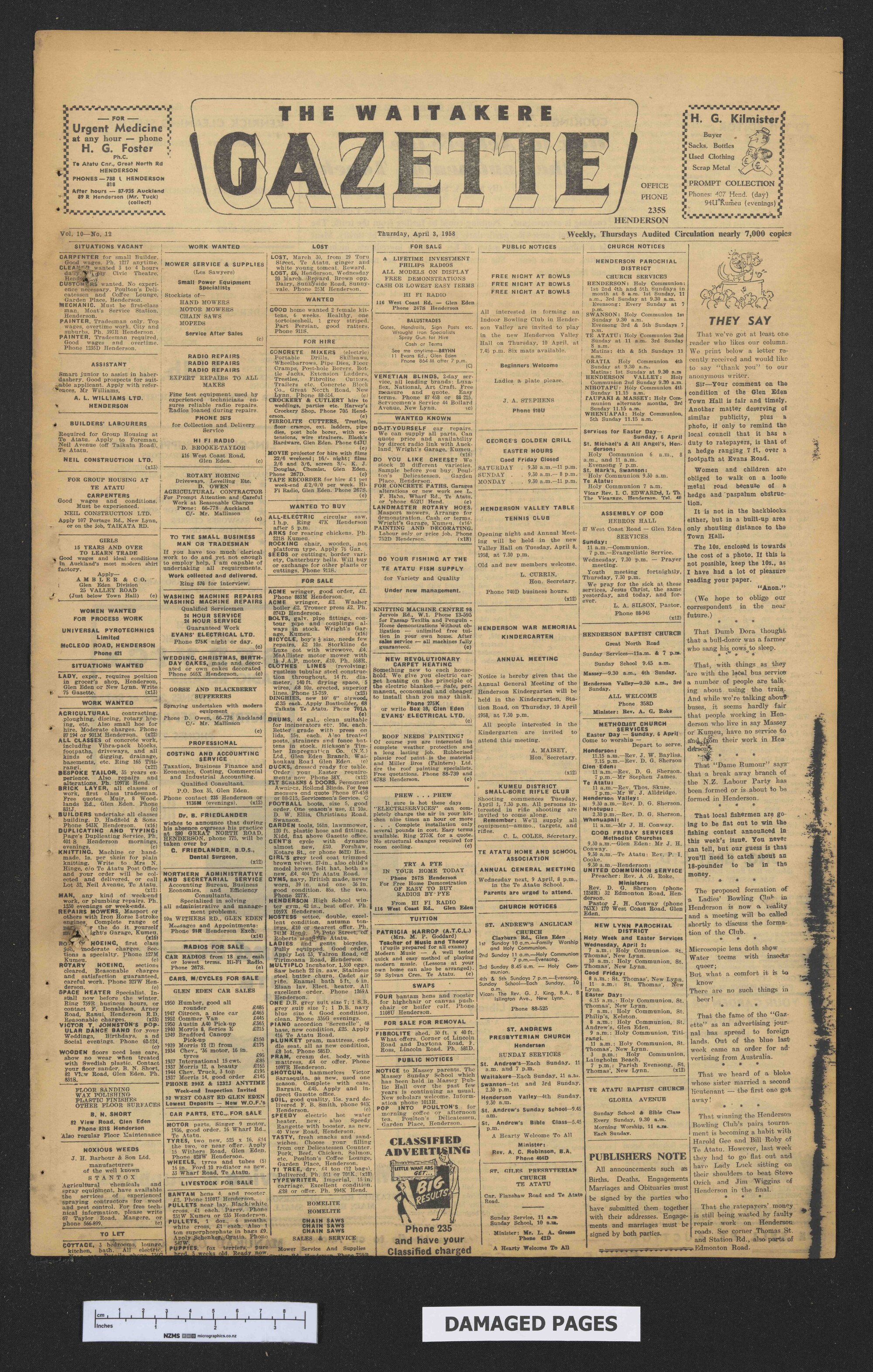 1958-04-03 Waitakere Gazette