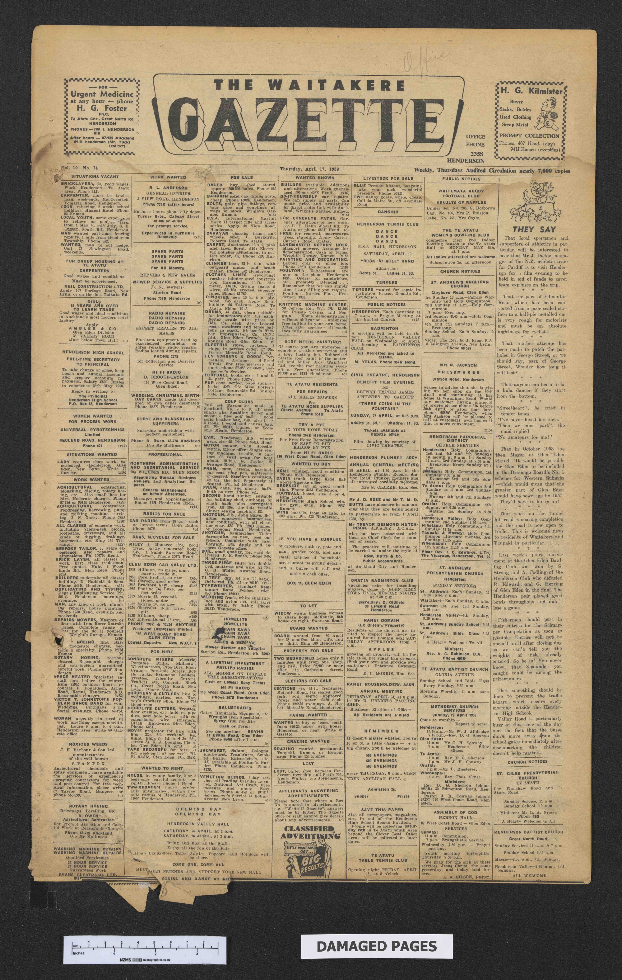 1958-04-17 Waitakere Gazette