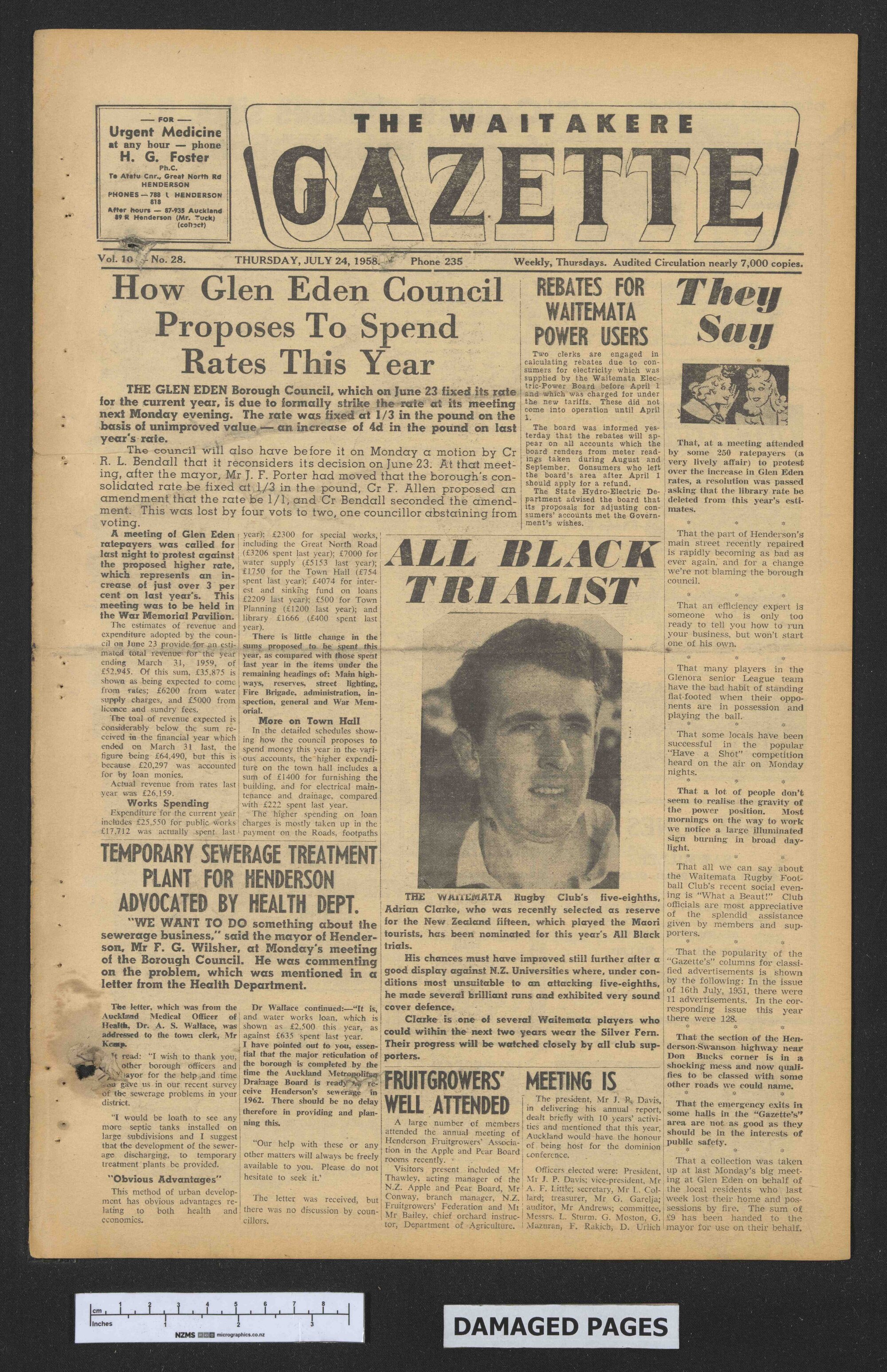 1958-07-24 Waitakere Gazette